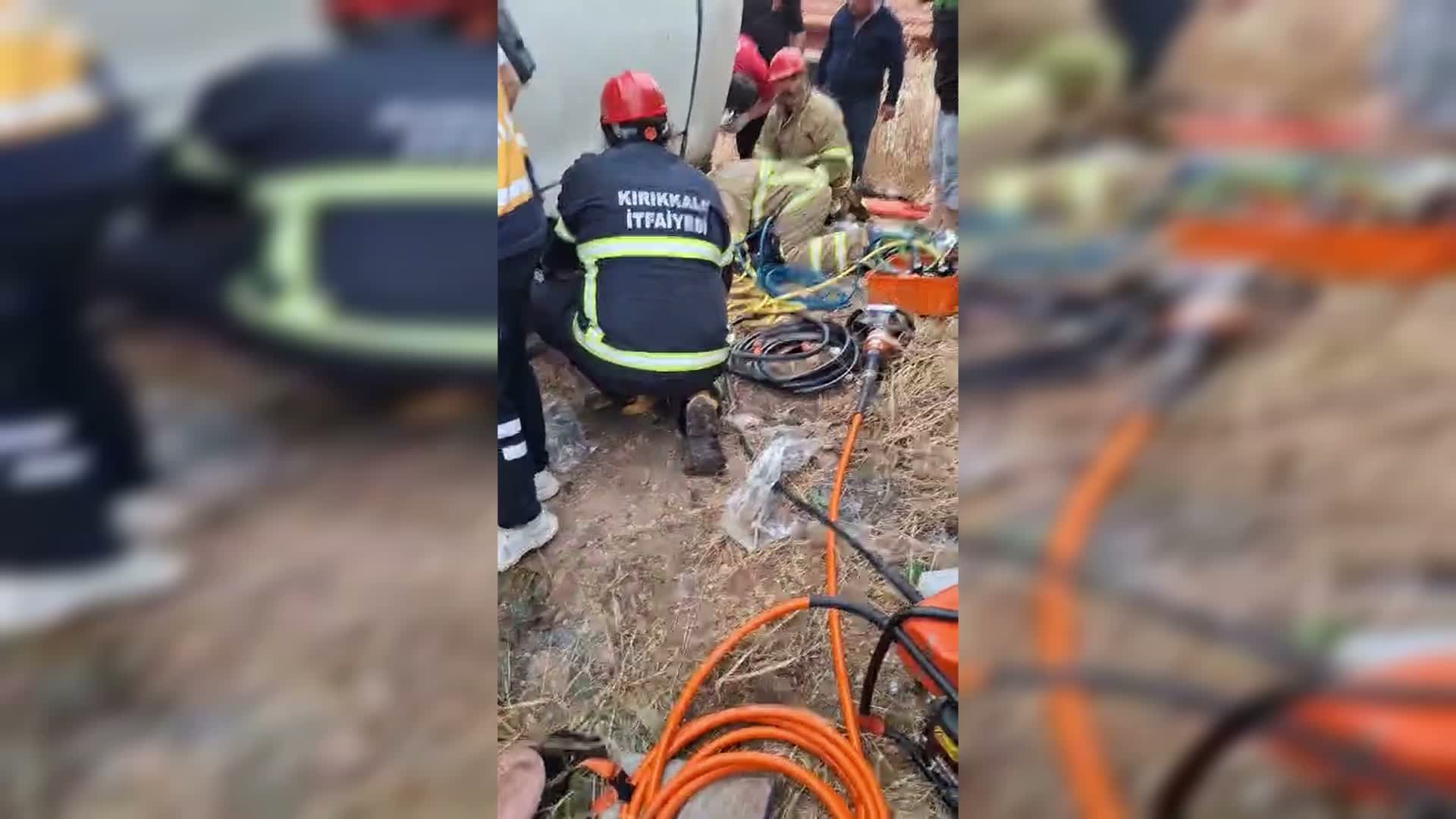 Kırıkkale’de Tekirdağ-Kayseri seferini yapan yolcu otobüsü devrildi: 1 ölü, 40 yaralı
