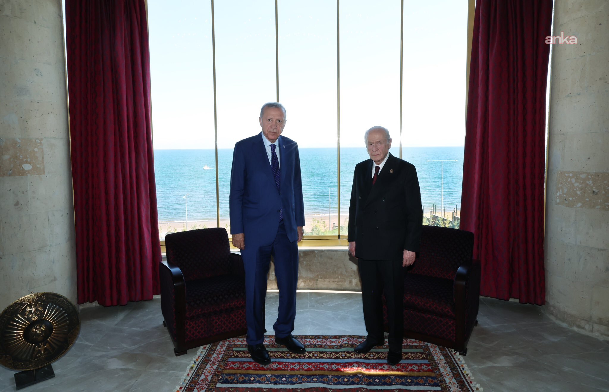 Cumhurbaşkanı Erdoğan, MHP Genel Başkanı Bahçeli ile görüştü