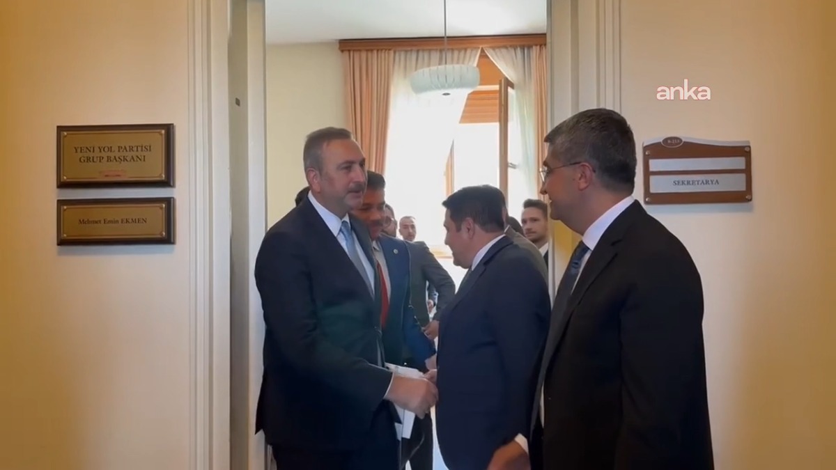 AK Parti heyeti, Yeni Yol Grubu'nu ziyaret etti