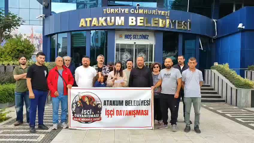 Atakum Belediyesi işçileri nöbet eylemini sonlandırdı