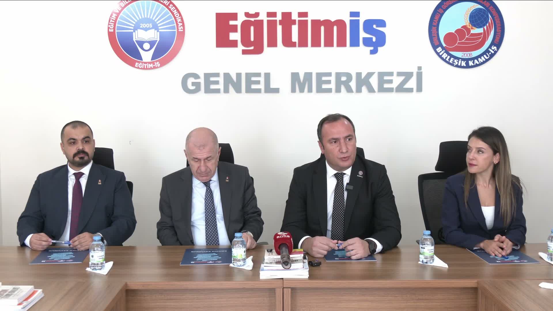 Ümit Özdağ, Eğitim-İş Sendikasını ziyaret etti