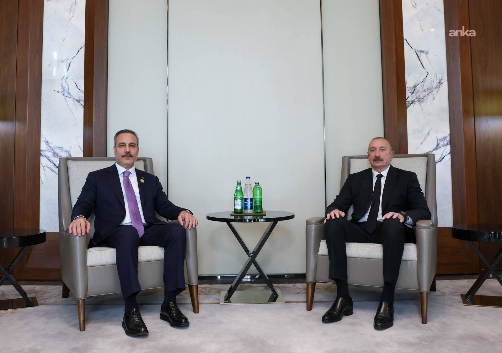 Dışişleri Bakanı Fidan, bugün Bakü'de Azerbaycan Cumhurbaşkanı Aliyev tarafından kabul edildi