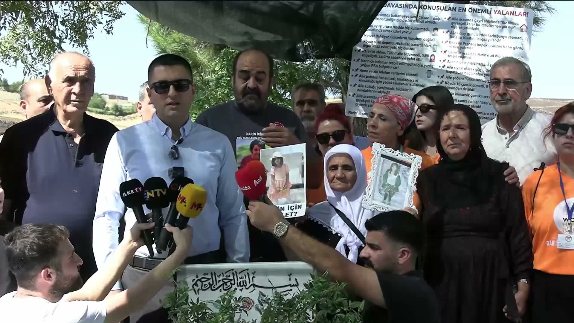 Arif Güran'dan, kızı Narin Güran için "Adalet" yürüyüşü