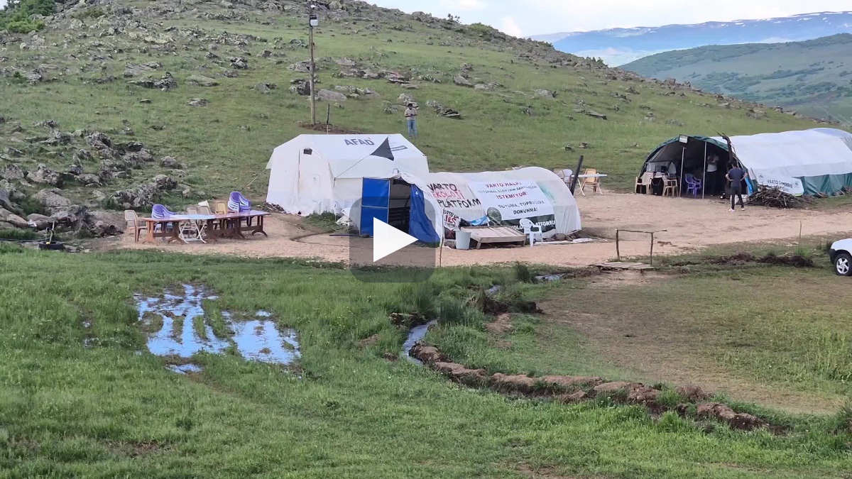 Varto'da JES'e karşı çadır nöbeti 38'inci gününde sürüyor