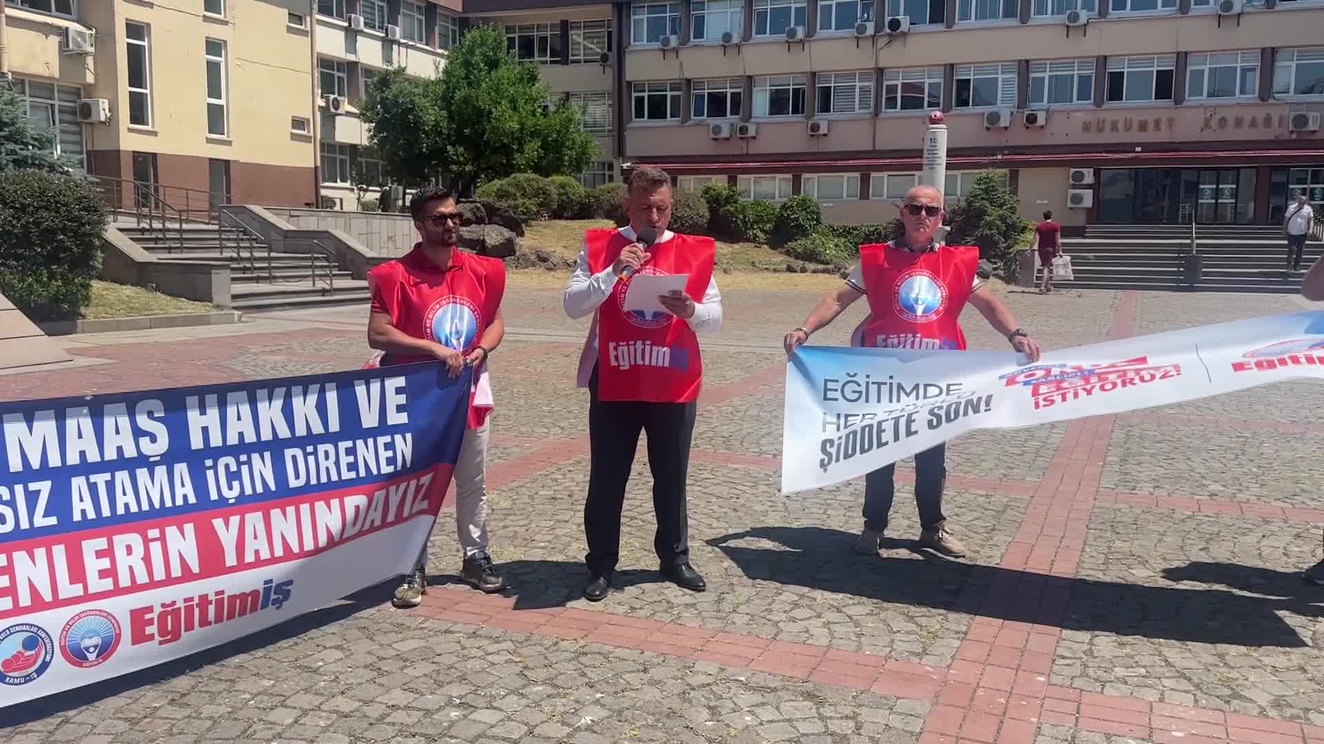 Eğitim-İş Sendikası Sinop Şube Başkanı Şahbenderoğlu: "Okullar güvenli sığınak olmaktan çıktı"