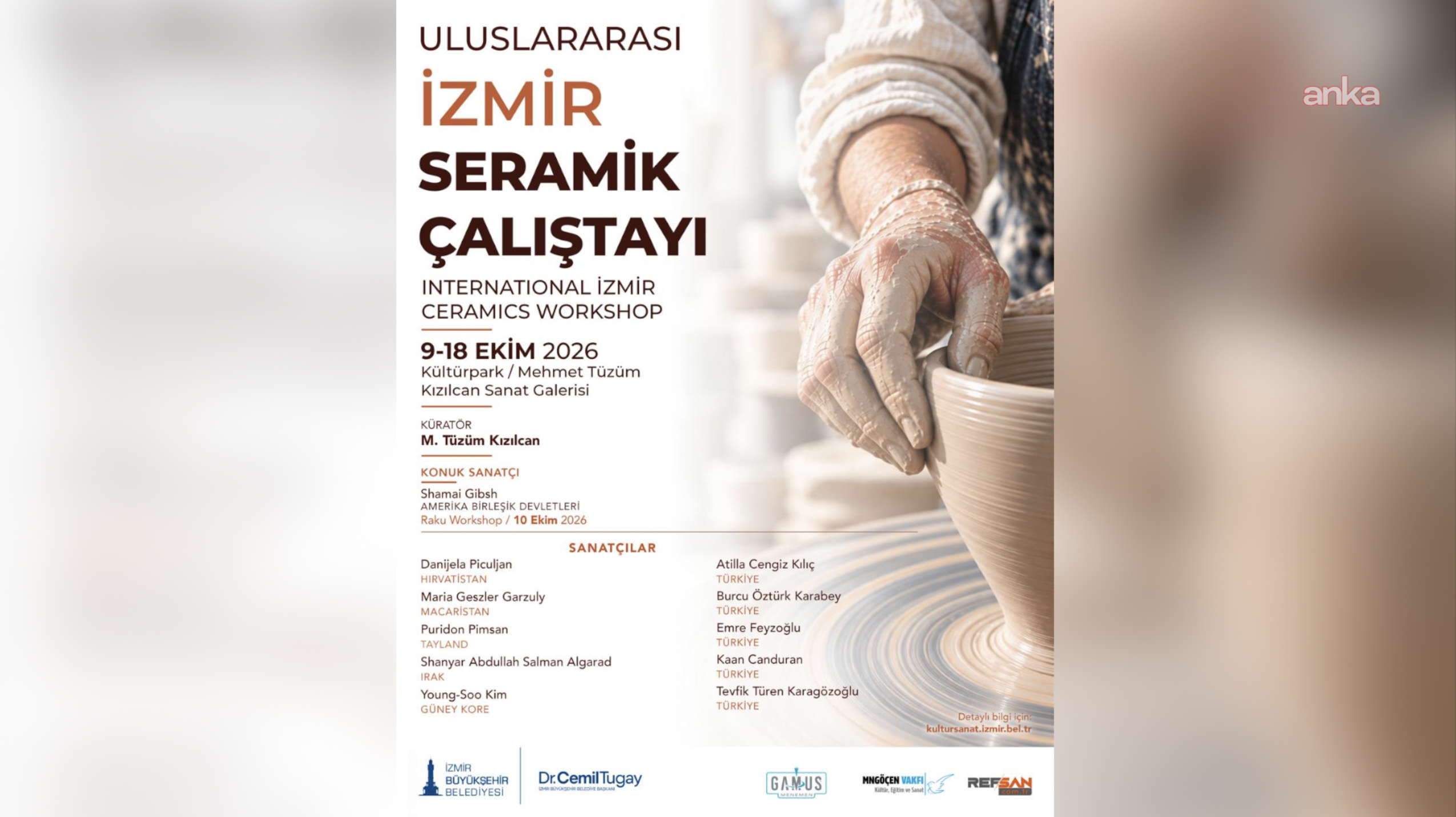İzmir’de uluslararası seramik buluşması