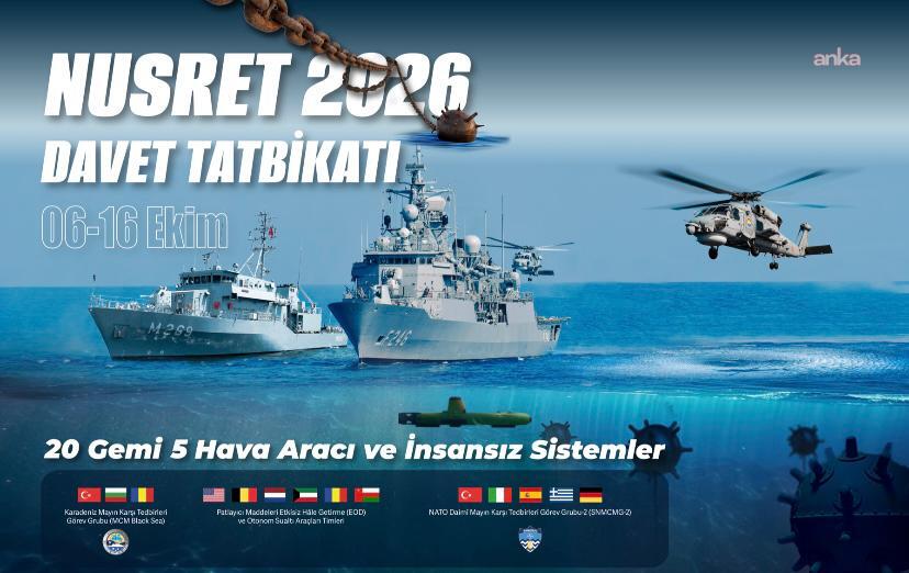 Nusret-2026 Davet Tatbikatı, 6-16 Ekim tarihlerinde geçekleştirilecek