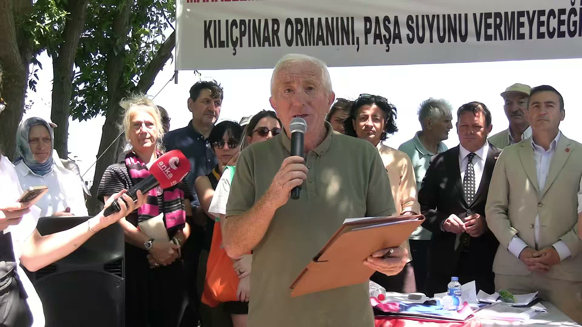 Sarıyerliler Kılıçpınar Ormanı'nda betonlaşmaya karşı: "Bu ağaçların tek bir dalına dokunmak, nefes hakkına el koymaktır"