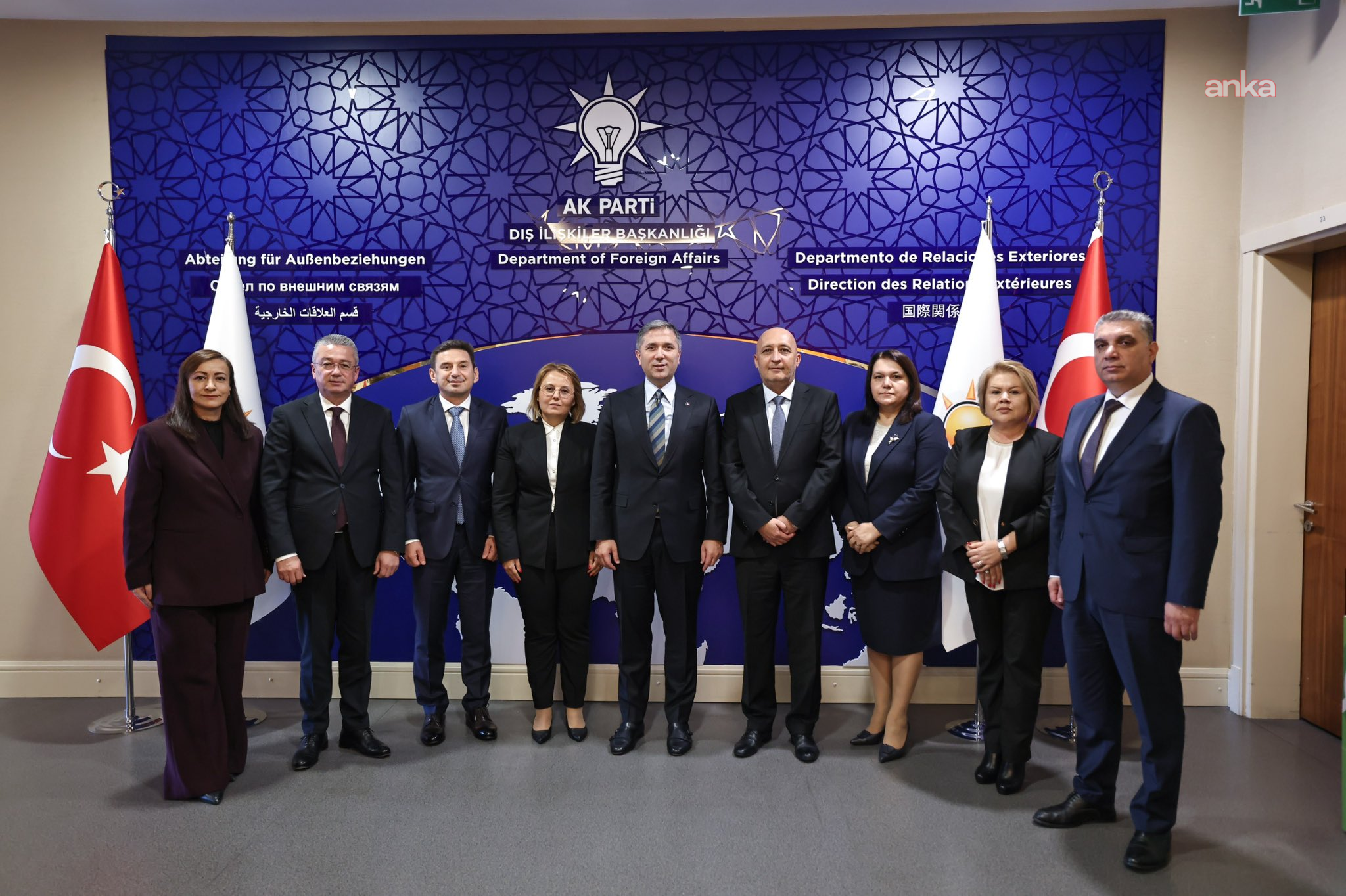 AK Partili Sırakaya, Bulgaristan heyeti ile bir araya geldi