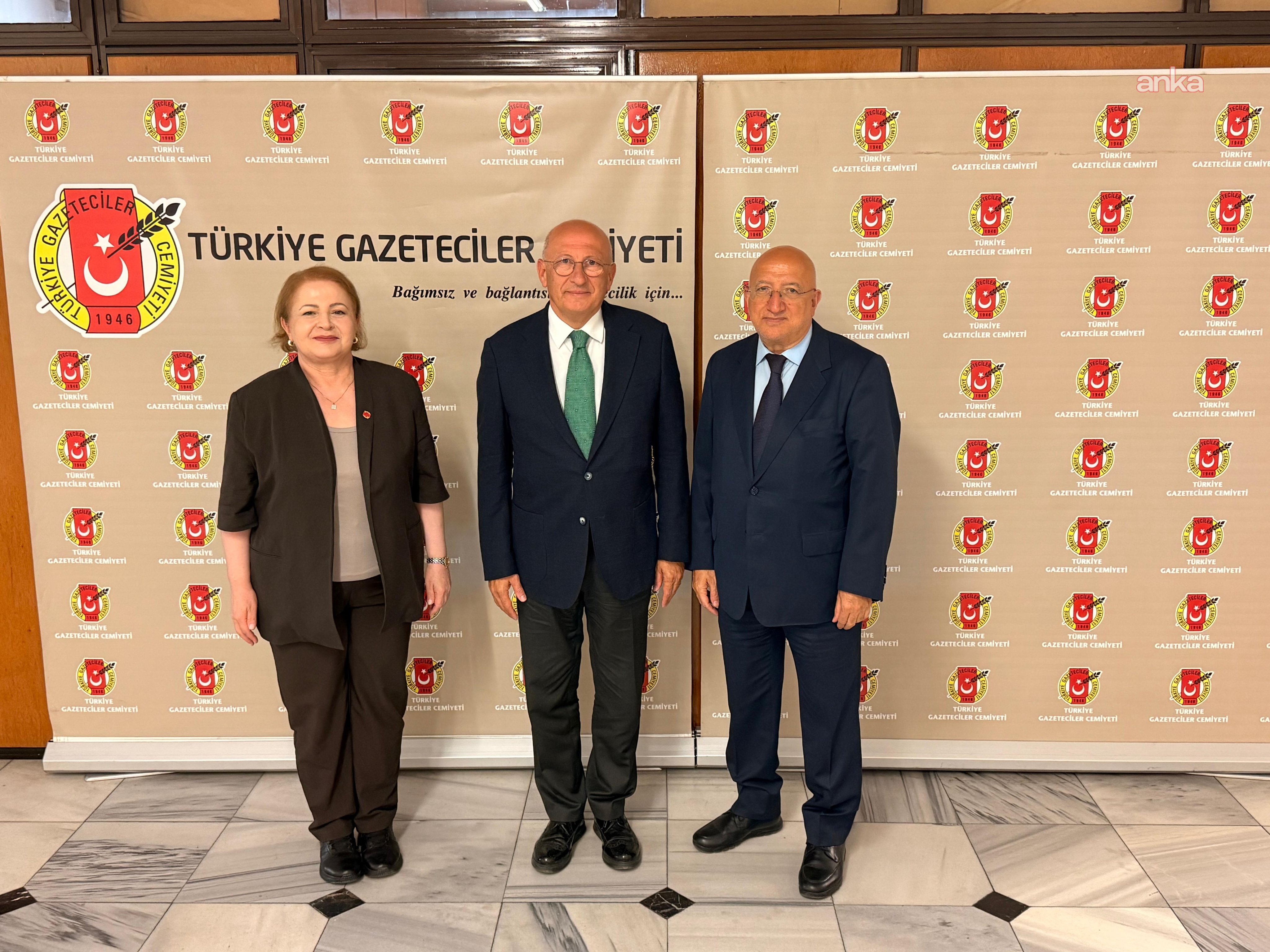 Utku Çakırözer'den TGS ve TGC'ye ziyaret: Basın özgürlüğü mücadelemizi sürdüreceğiz