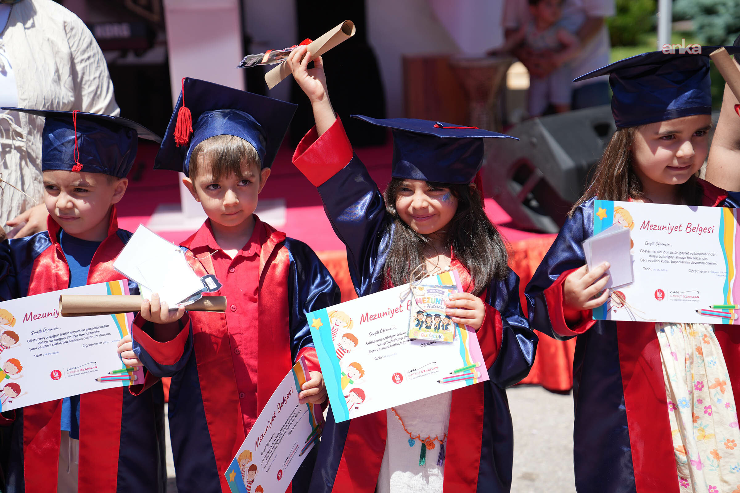 Keçiören Belediyesi Çocuk Gelişim Merkezleri'nde mezuniyet heyecanı