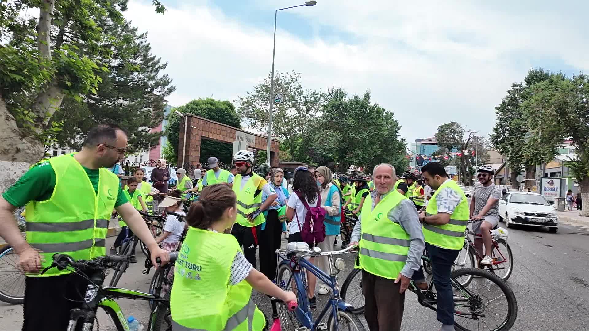 Iğdır’da pedallar sağlık için çevrildi