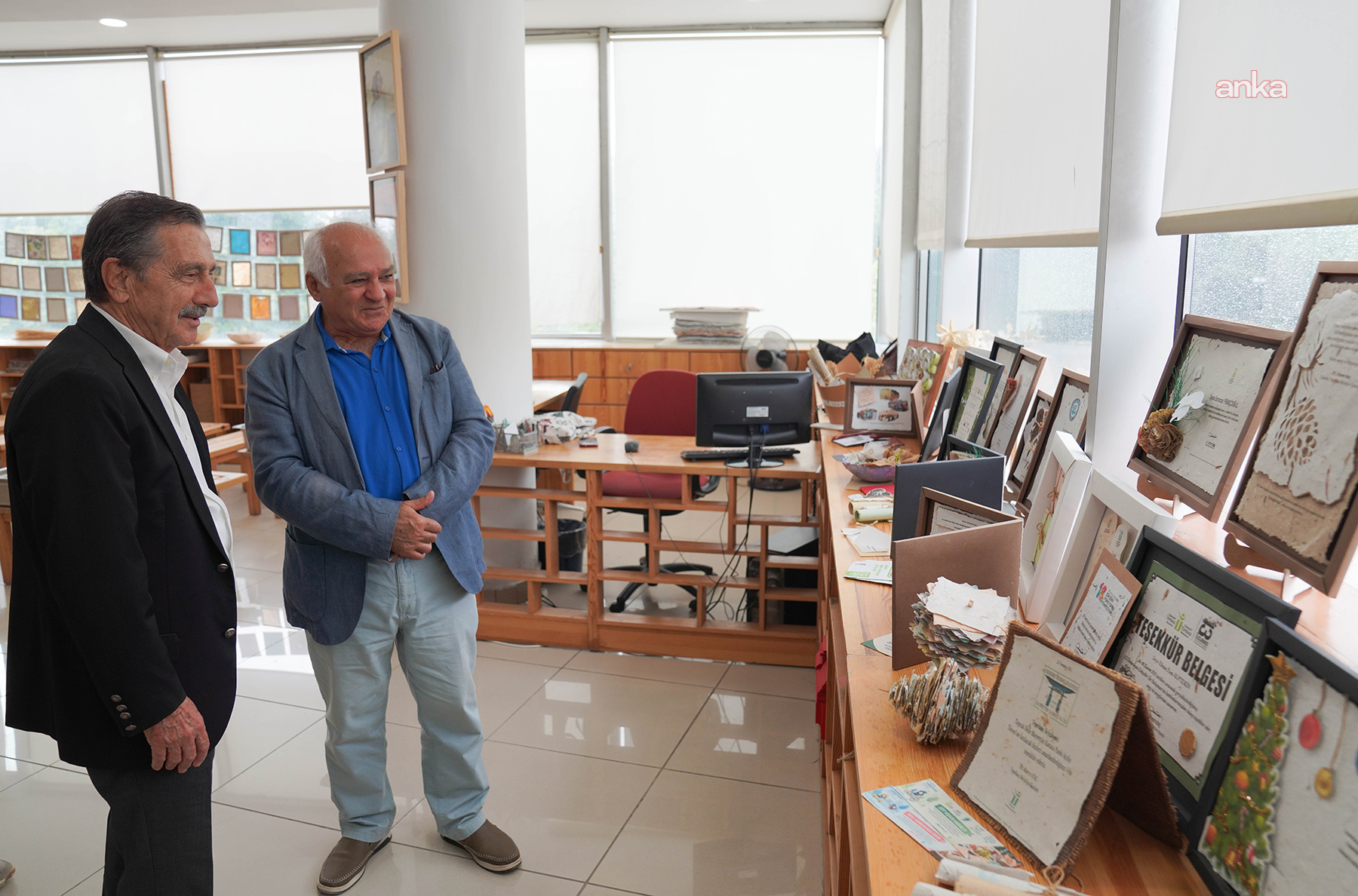 Yazar Feridun Andaç, Tepebaşı Belediyesi'nin kültür sanat çalışmalarını inceledi
