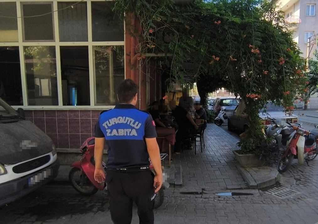 Turgutlu Zabıtası’ndan kahvehanelere işgal denetimi