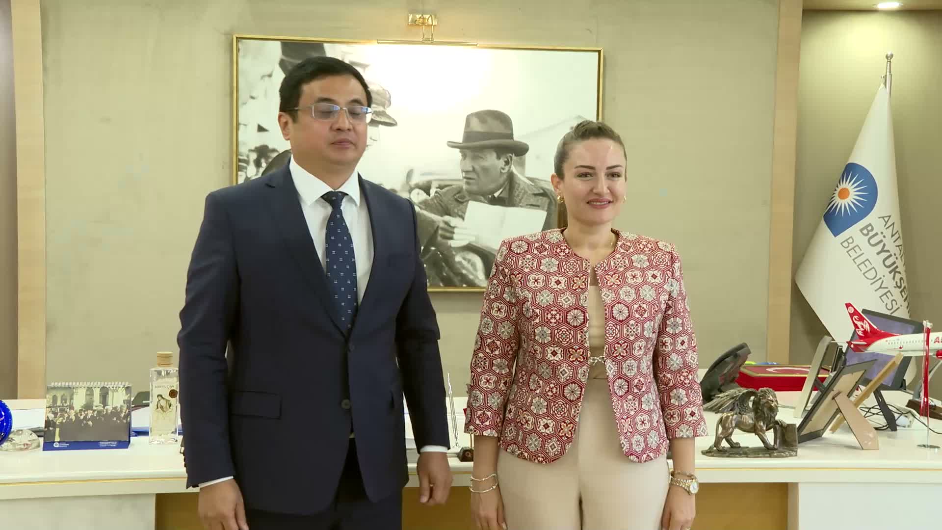 Antalya Büyükşehir Belediyesi Başkan Vekili Özdemir'e kardeş şehir Çolpon-Ata’dan davet