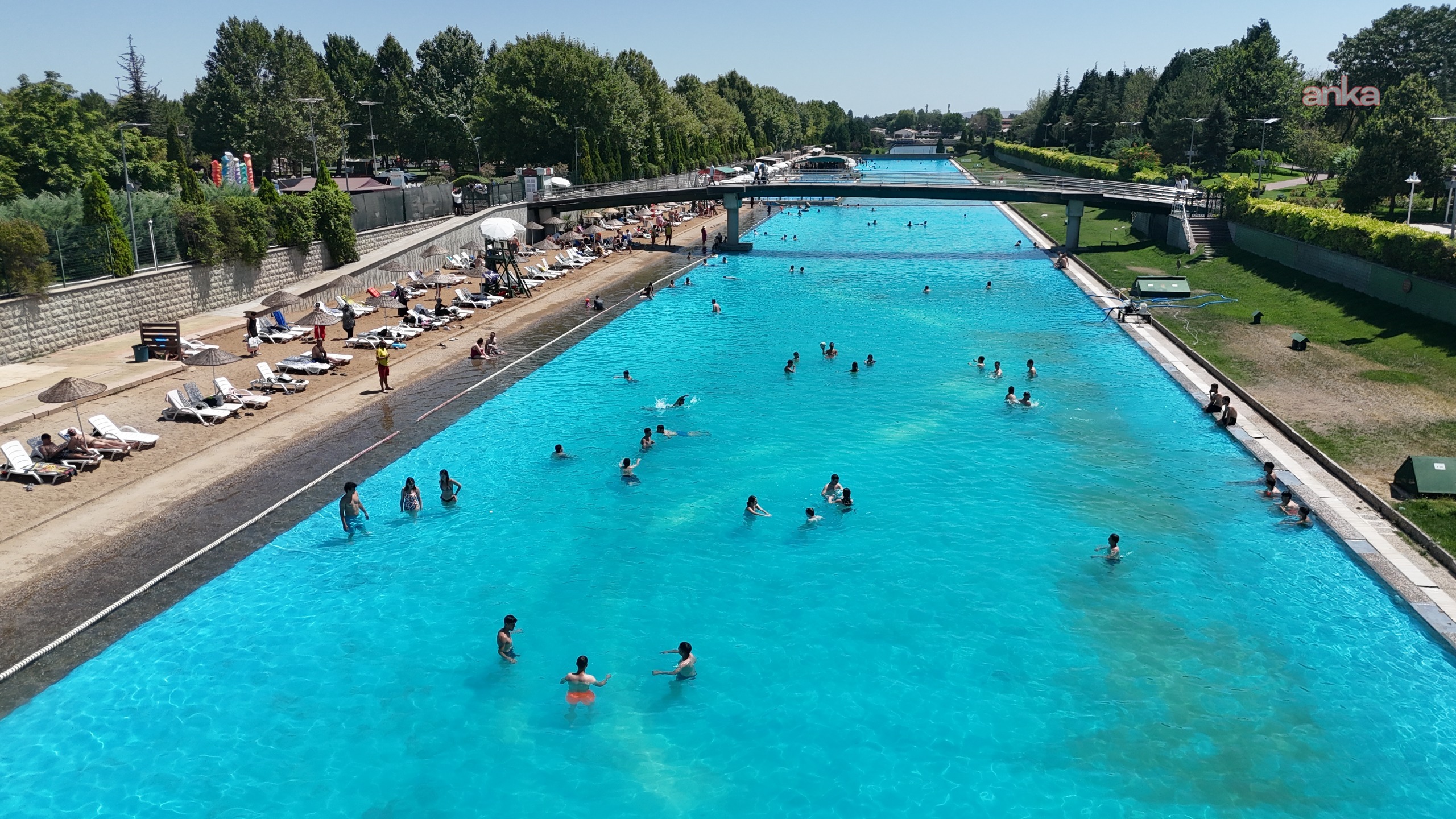 Eskişehir'de Kentpark Yapay Plajı ve Olimpik Yüzme Havuzu yarın açılacak