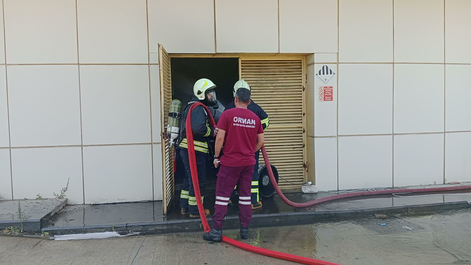 Muğla Ortaca Devlet Hastanesi'nde çıkan yangın kontrol altına alındı