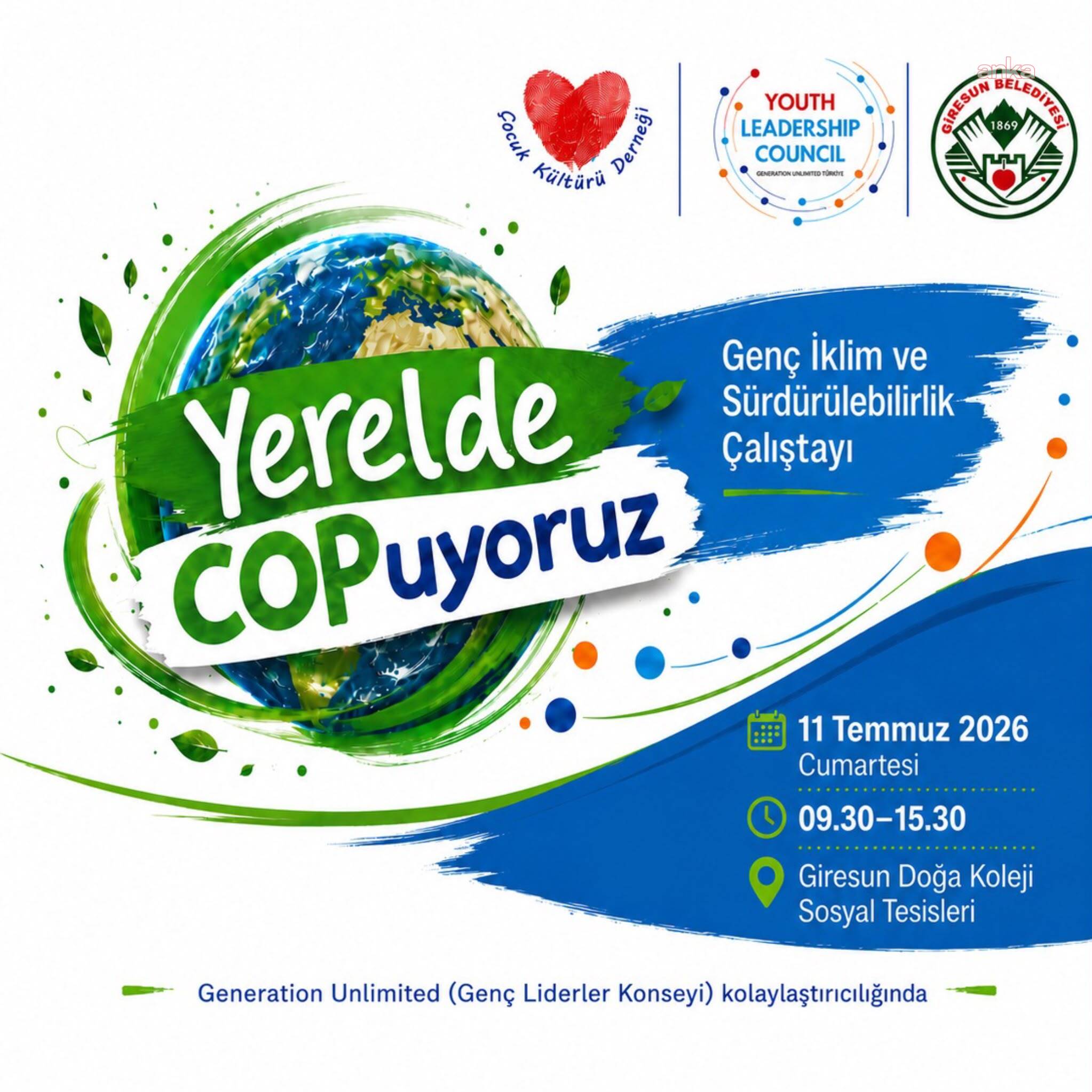 Giresun'da çocuklar ve gençler iklim çalıştayında buluşacak