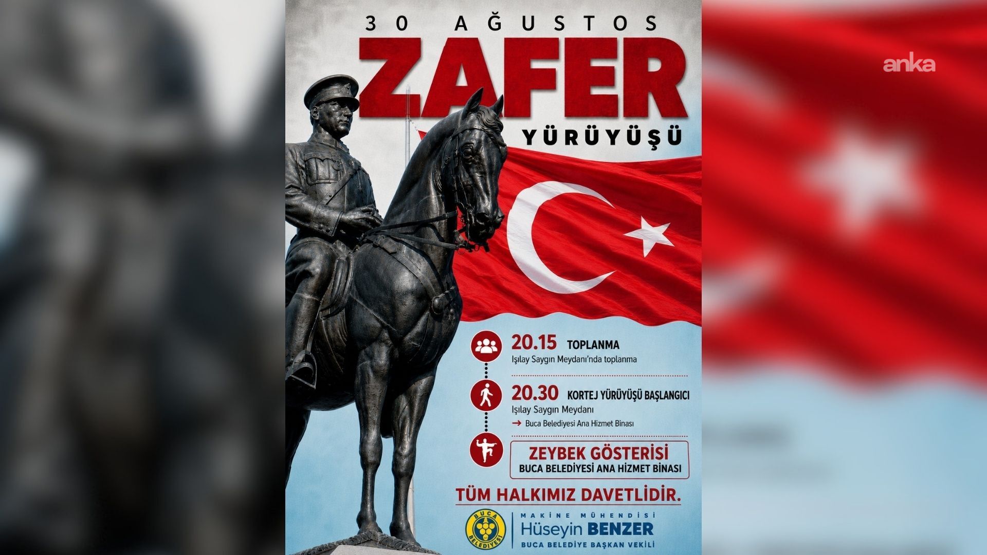 Buca’da zafer coşkusu kortejle taçlanacak