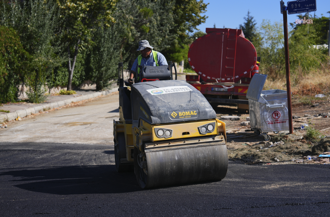 Gölbaşı Belediyesi, eylül ayında beş mahallede 22 bin 500 ton asfalt serdi