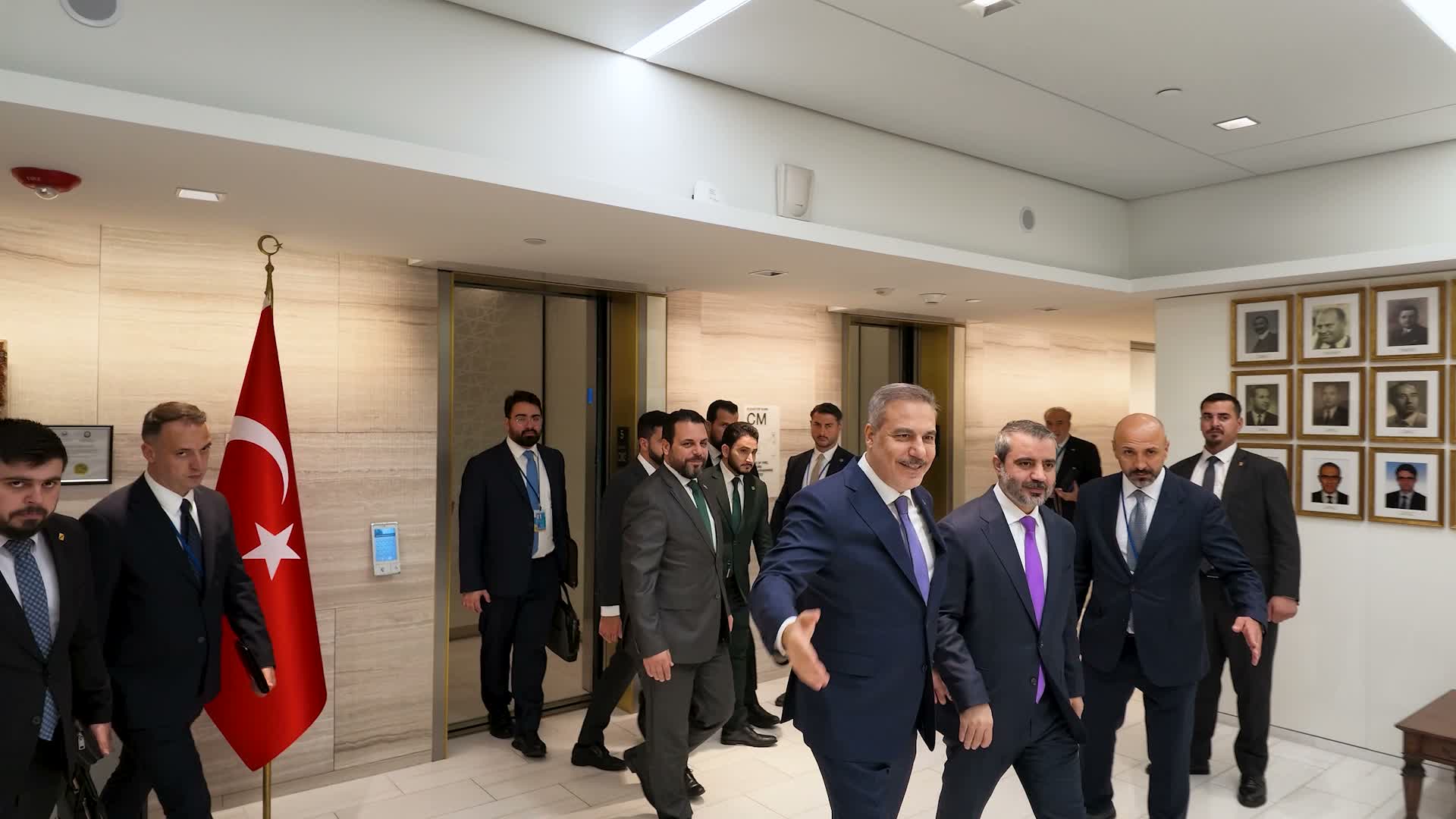 Türkiye-Suriye-Suudi Arabistan Üçlü Dışişleri Bakanları Toplantısı, New York'ta yapıldı