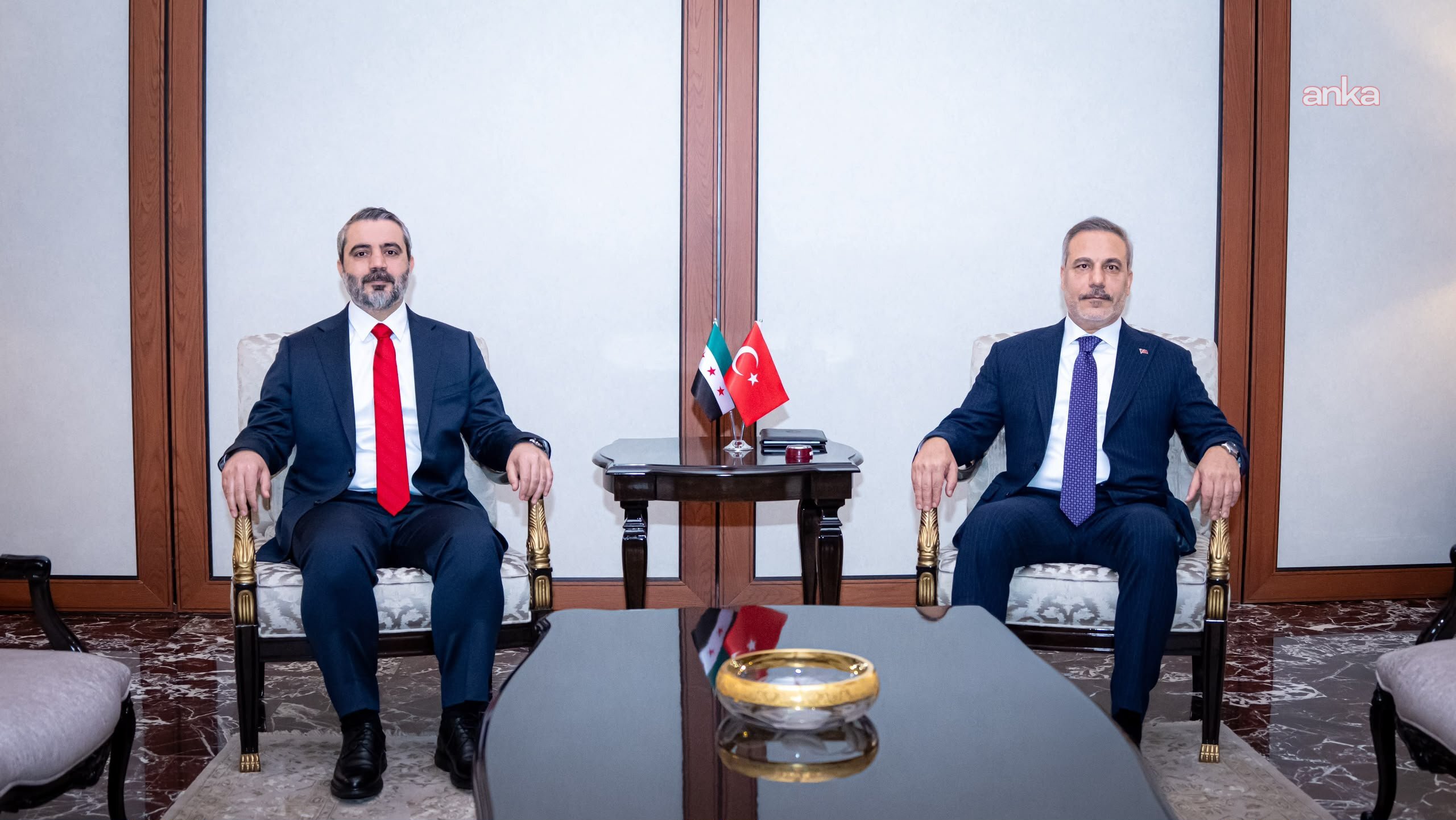 Suriye Dışişleri Bakanı Şeybani, Hakan Fidan ile Ankara'da görüştü:  Yüksek Düzeyli Ortak Komite'nin faaliyete geçirilmesi ele alındı