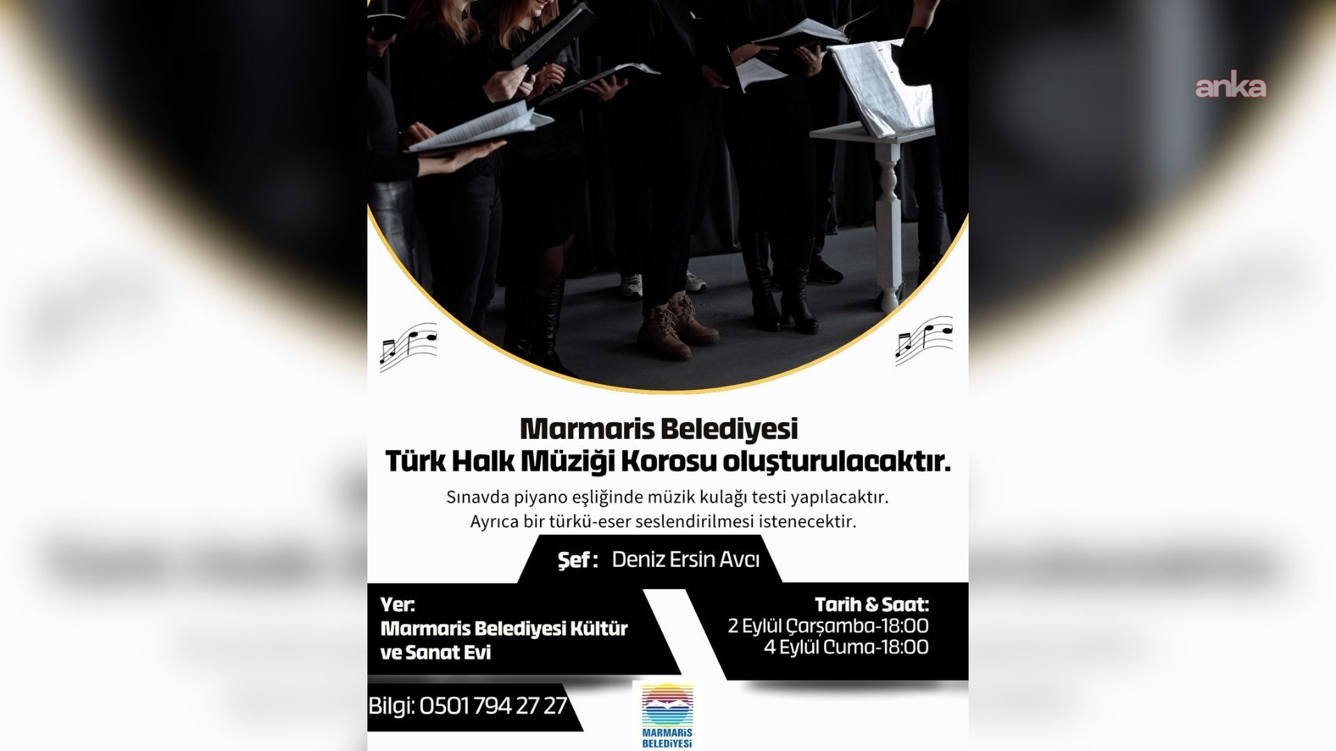 Marmaris’te Türk Halk Müziği Korosu kuruluyor