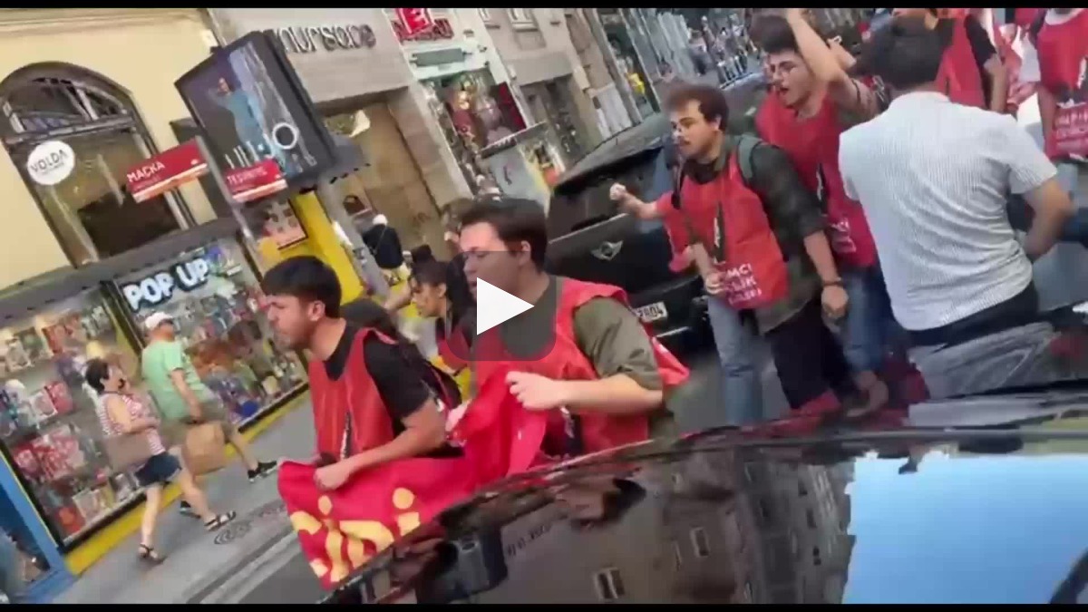 İstanbul'da NATO Parlamenter Zirvesi'ni protesto eden 40 kişi gözaltına alındı
