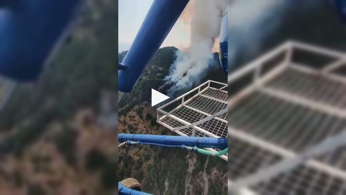 Aydın'da orman yangını: 11 helikopter ve 6 uçakla müdahale