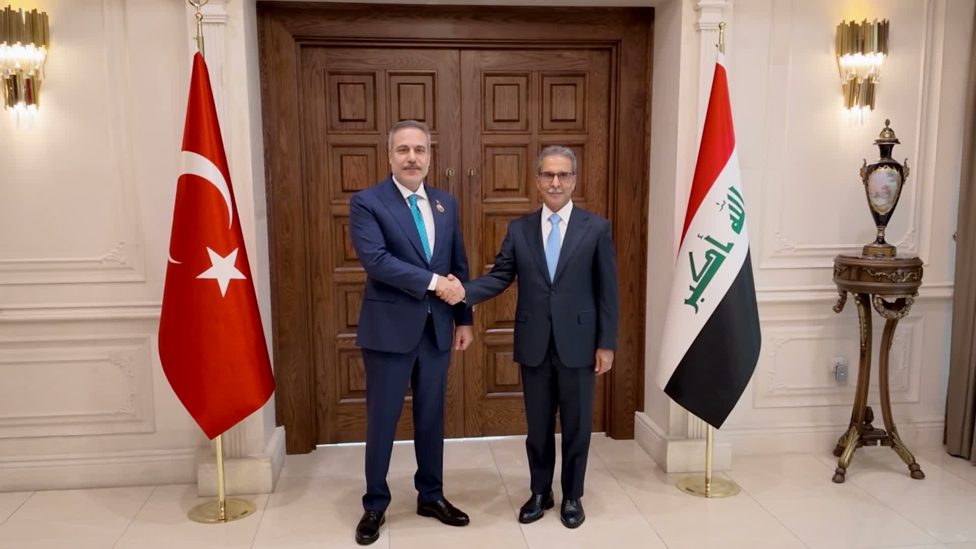 Bakan Fidan, Irak Yüksek Yargı Konseyi Başkanı Zeydan ile görüştü