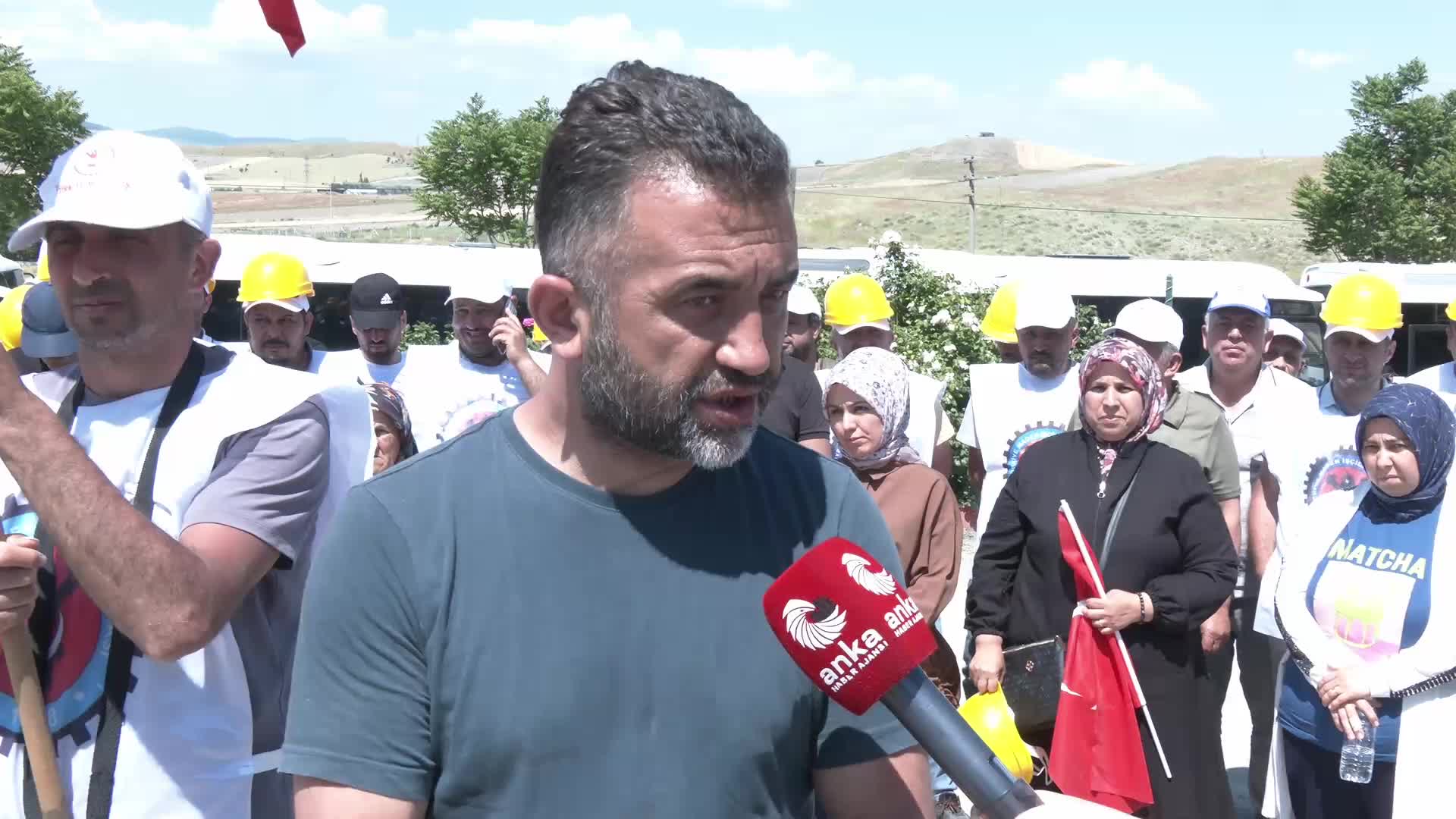 Doruk Maden işçilerinin Beypazarı'nda bekleyişi sürüyor... Madenci çocuğu: Her yaz babamın hakkını aramaktan sıkıldım