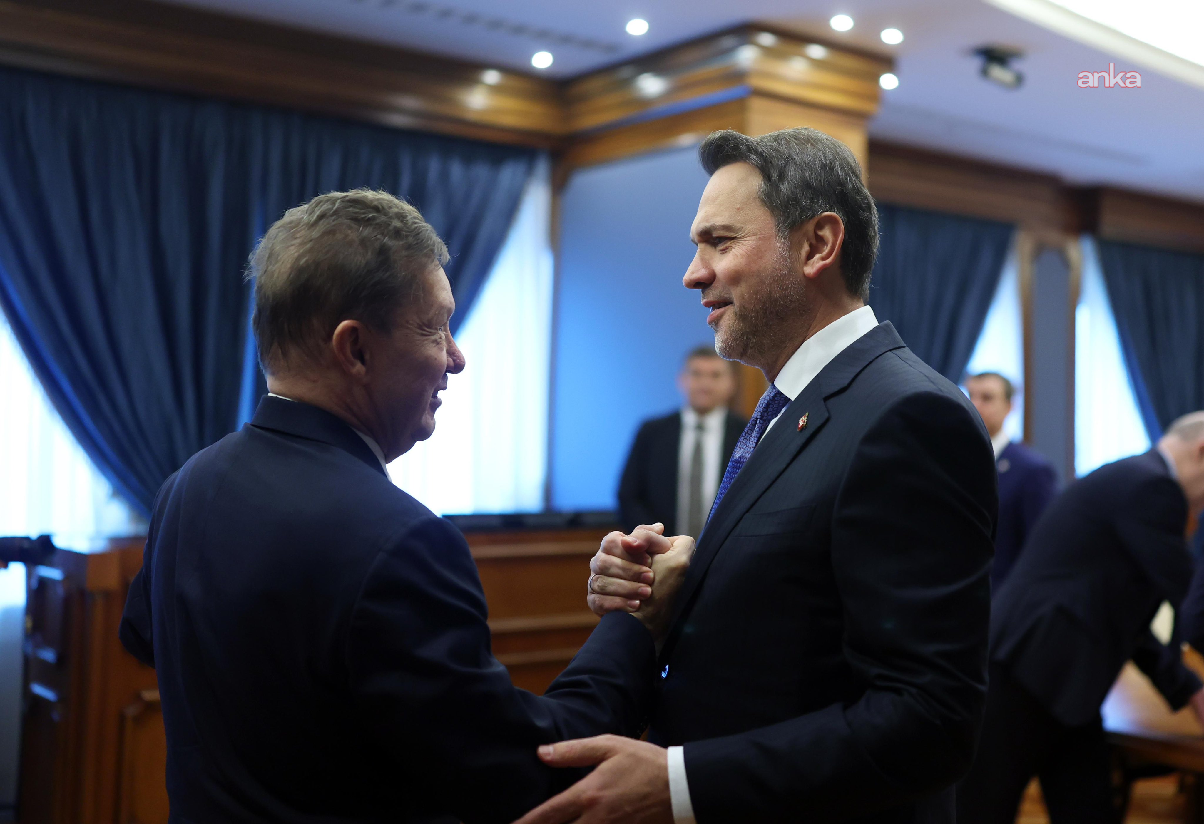 Bakan Bayraktar, Gazprom Başkanı Miller ile görüştü