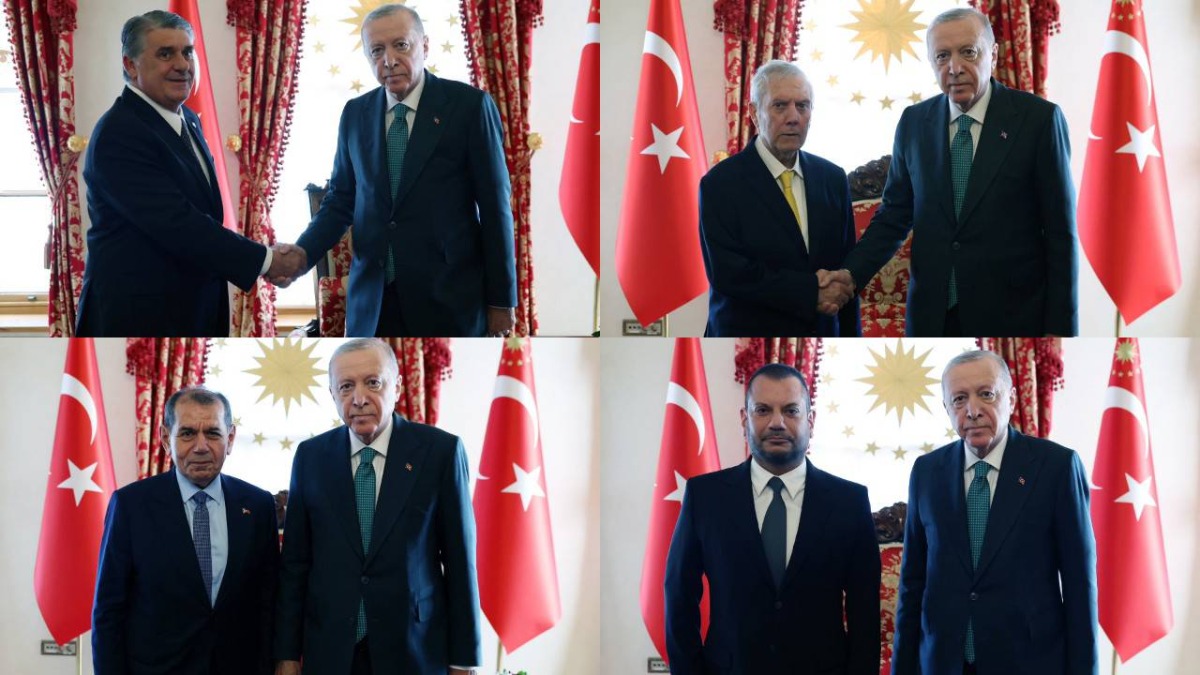 Cumhurbaşkanı Erdoğan, 4 büyüklerin başkanlarıyla görüştü
