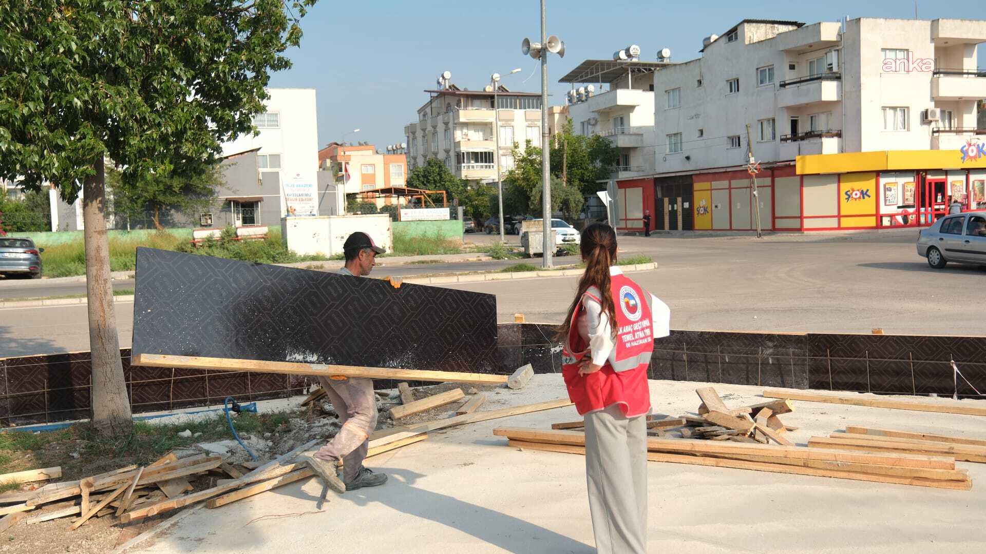 Ceyhan Belediye Başkan Vekili Yıldız, Şehit Uzman Çavuş Uğur Şahin Parkı’ndaki çalışmaları inceledi