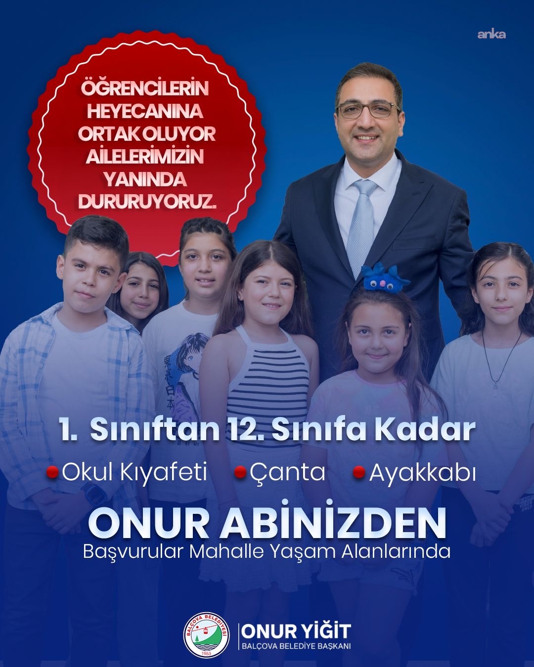 Balçova'da eğitime güçlü destek