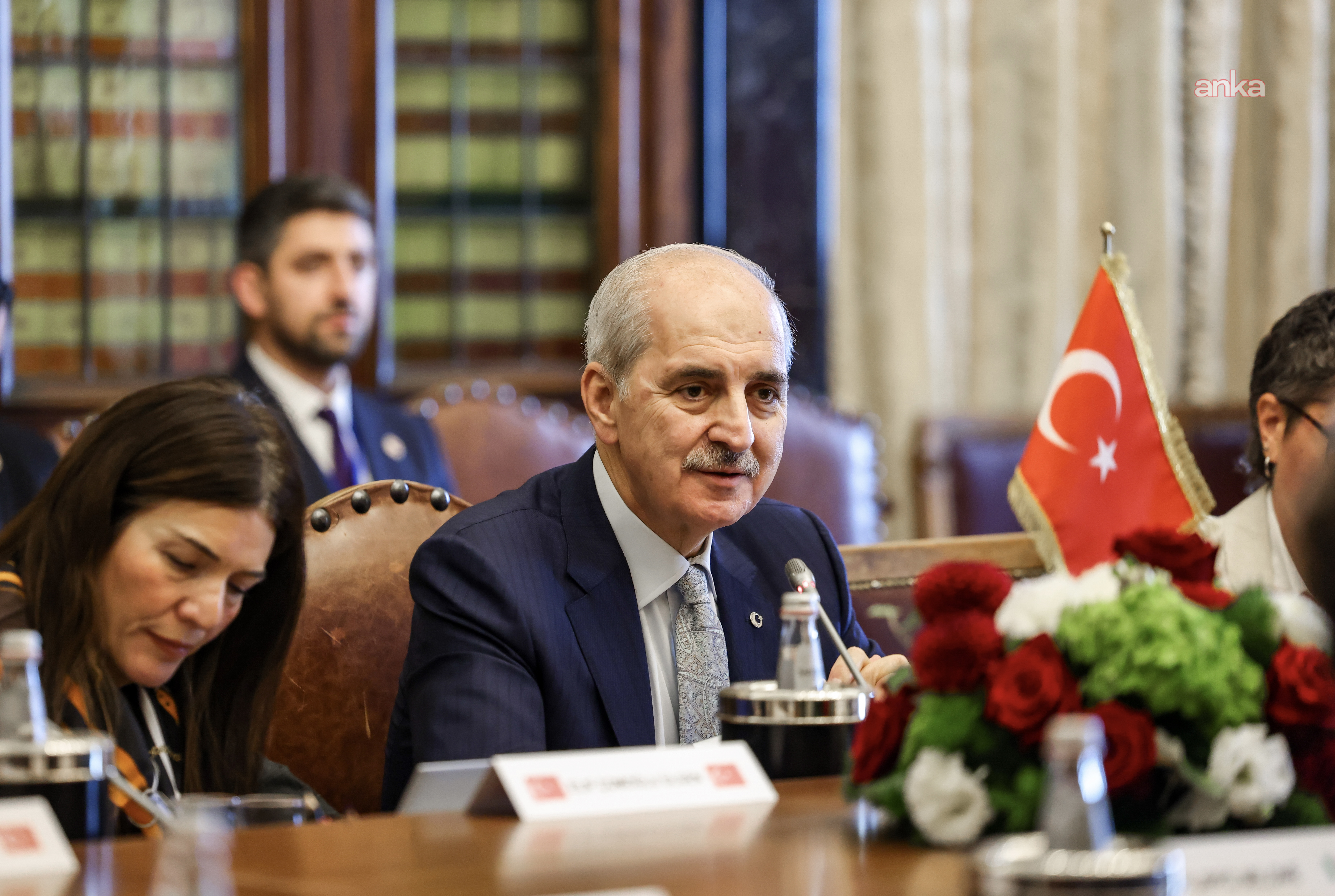 TBMM Başkanı Kurtulmuş, Roma’da İtalya Senatosu Başkanı La Russa ile görüştü