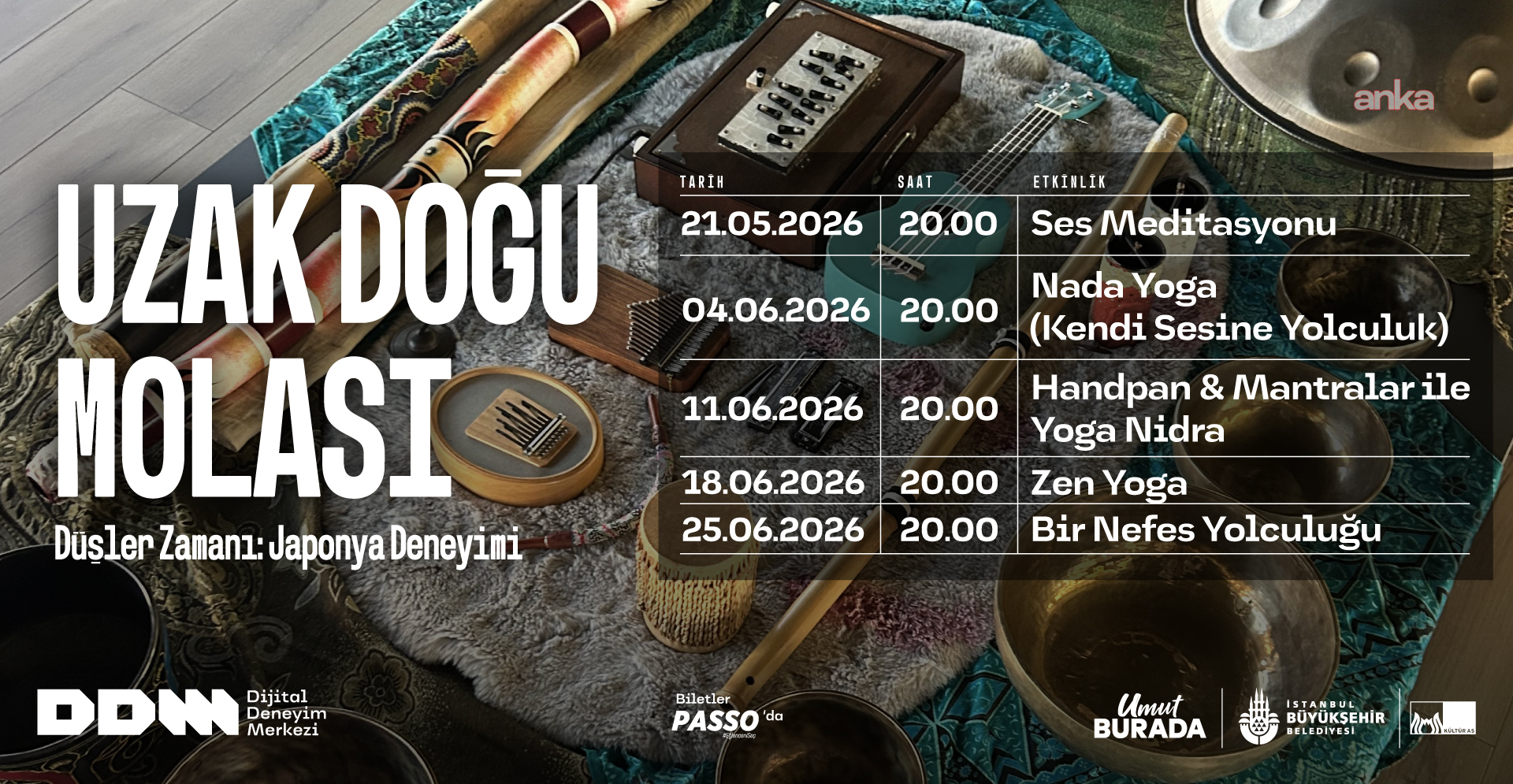 Düşler Zamanı: Japonya’dan ilham alan “Uzak Doğu Molası” etkinlikleri başlıyor