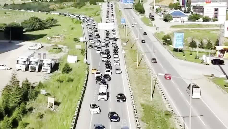 Kırıkkale'de bayram dönüşü yoğunluğu başladı