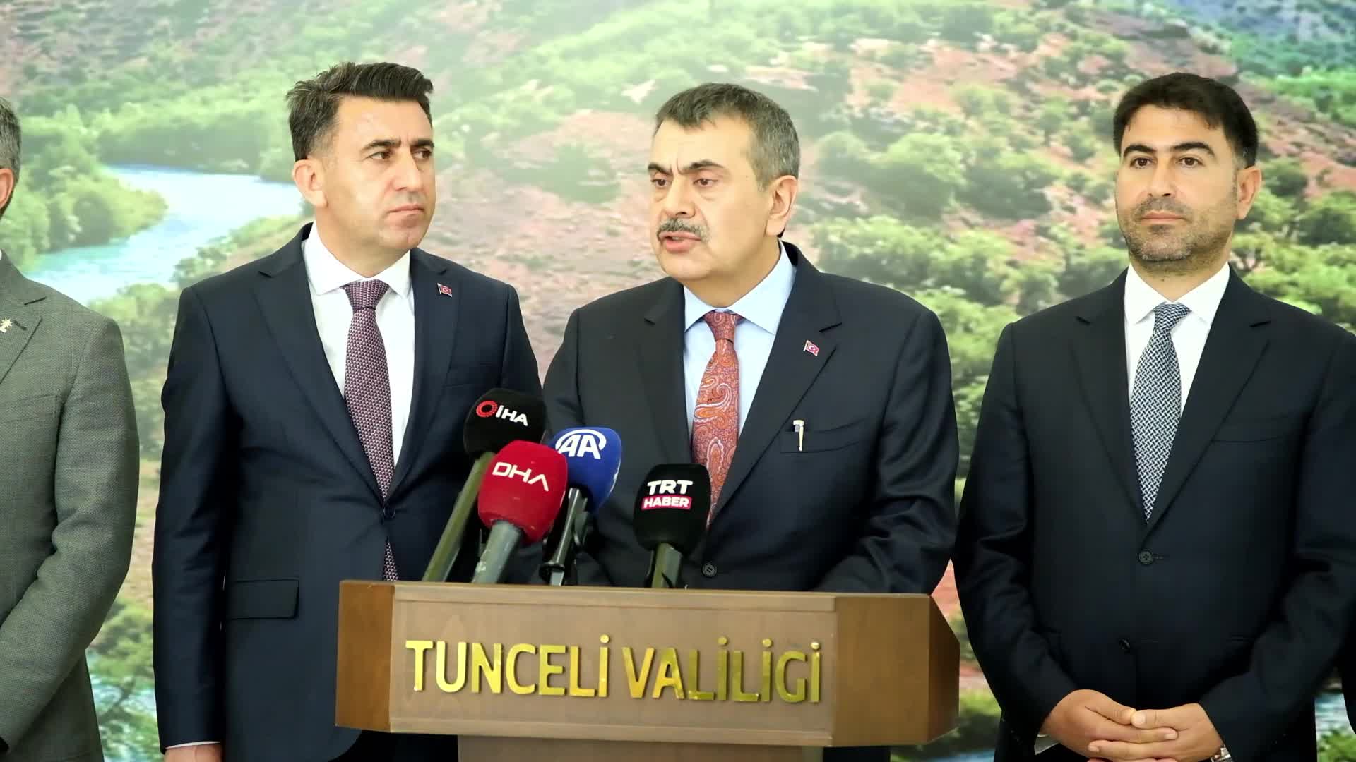 Milli Eğitim Bakanı Yusuf Tekin: “Tunceli’de öğrenci sayımız hızla düşüyor”
