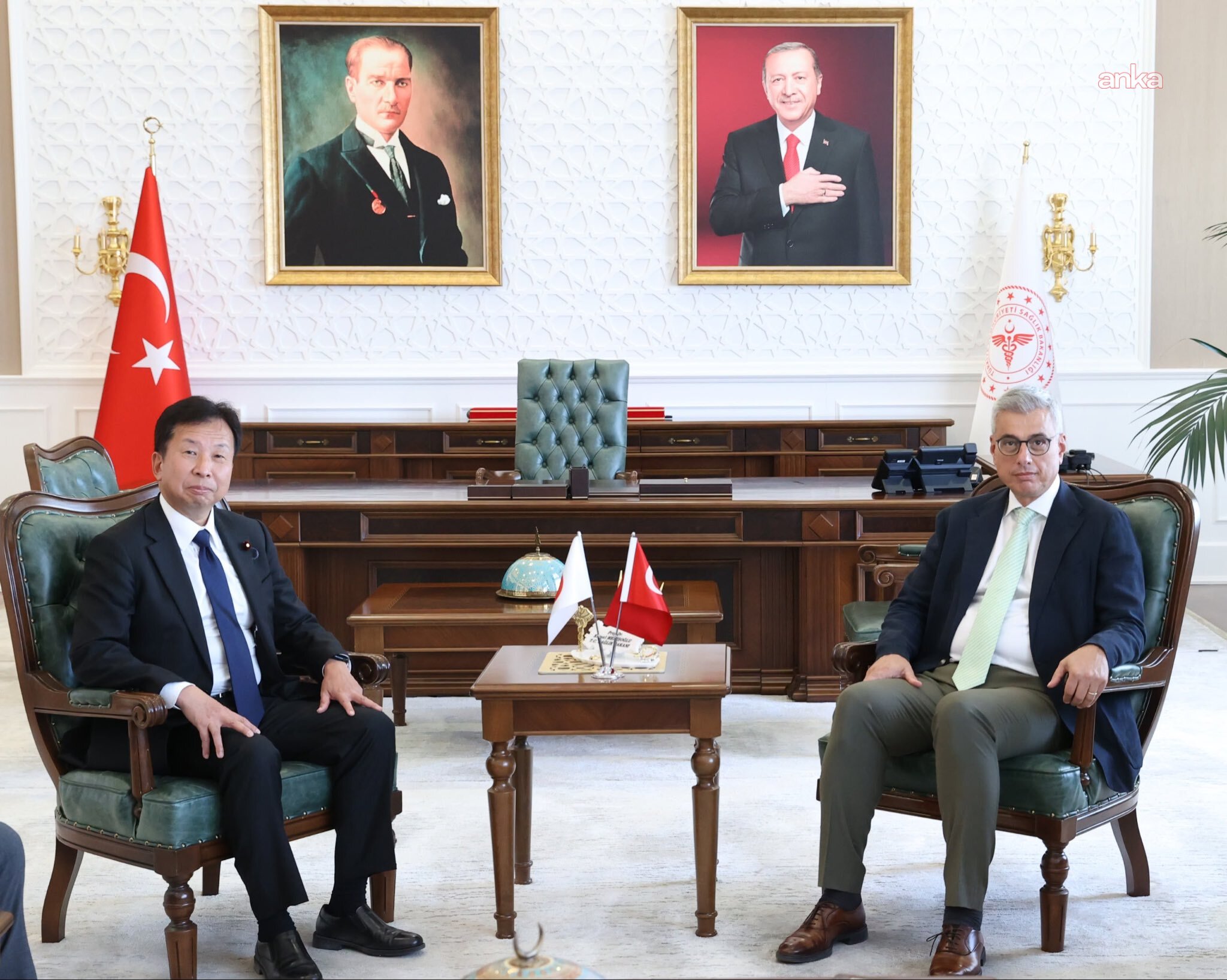 Bakan Memişoğlu, Japon heyetle sağlık alanındaki iş birliğini görüştü