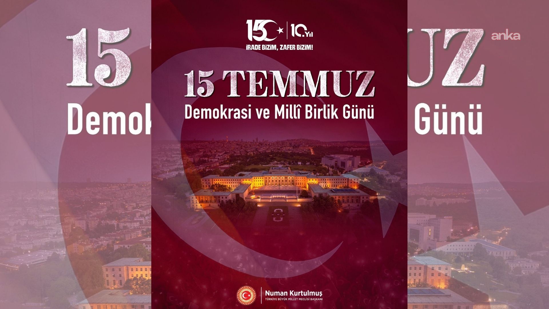 Numan Kurtulmuş: "15 Temmuz, direniş destanı olarak tarihe geçti"