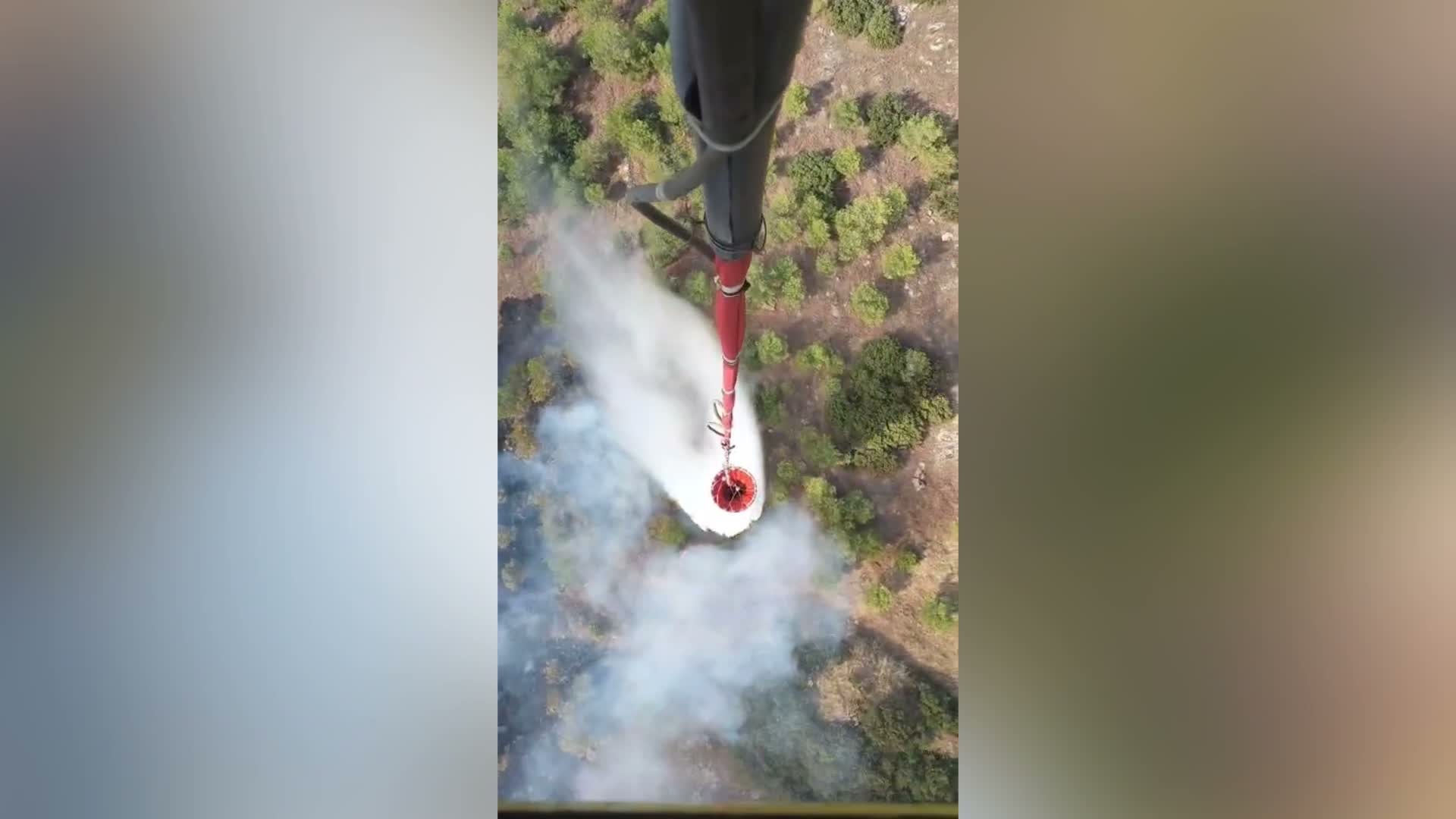 Manisa Kula’da orman yangını
