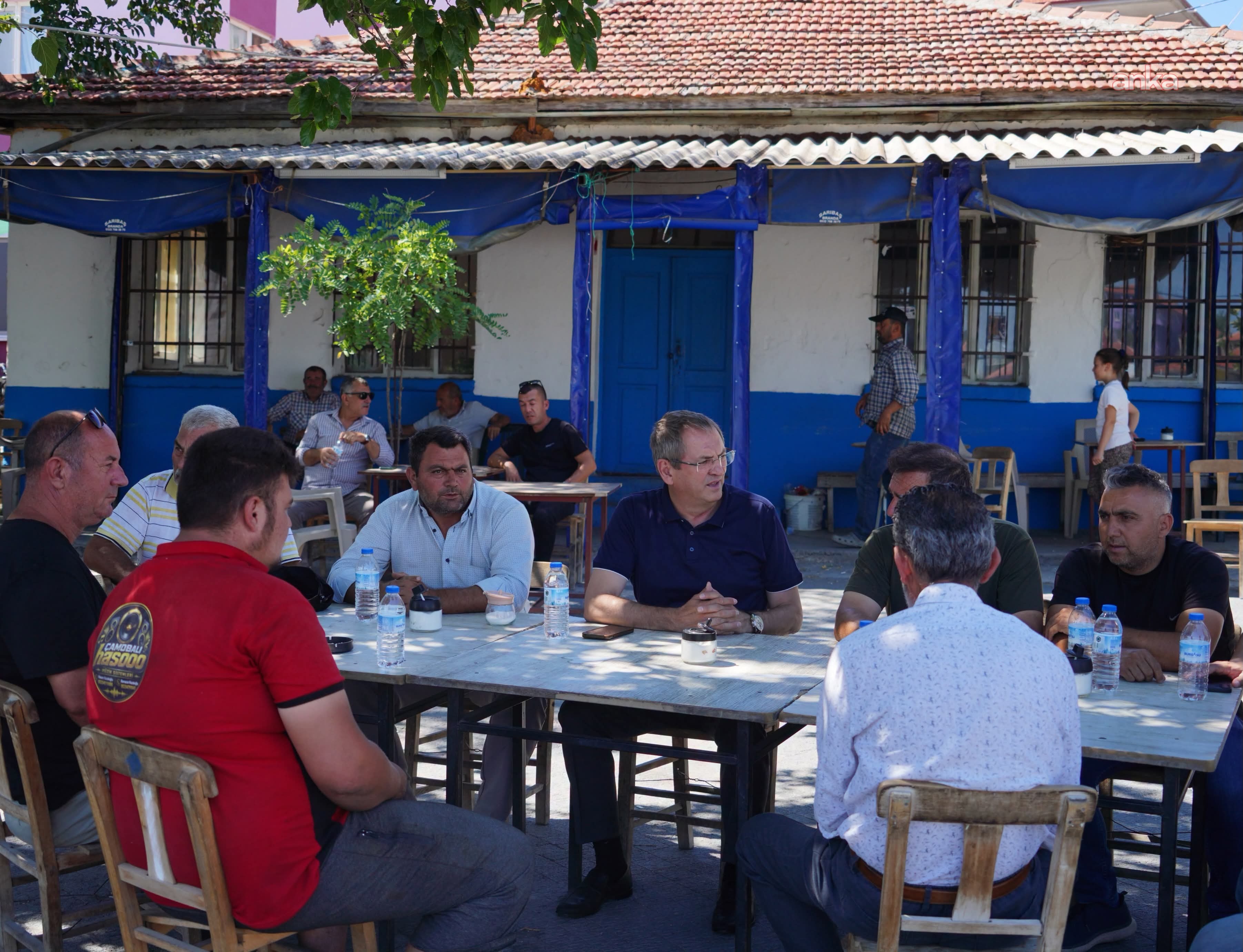 Ayvalık Belediye Başkanı Ergin'den yangından etkilenen mahallelere ziyaret