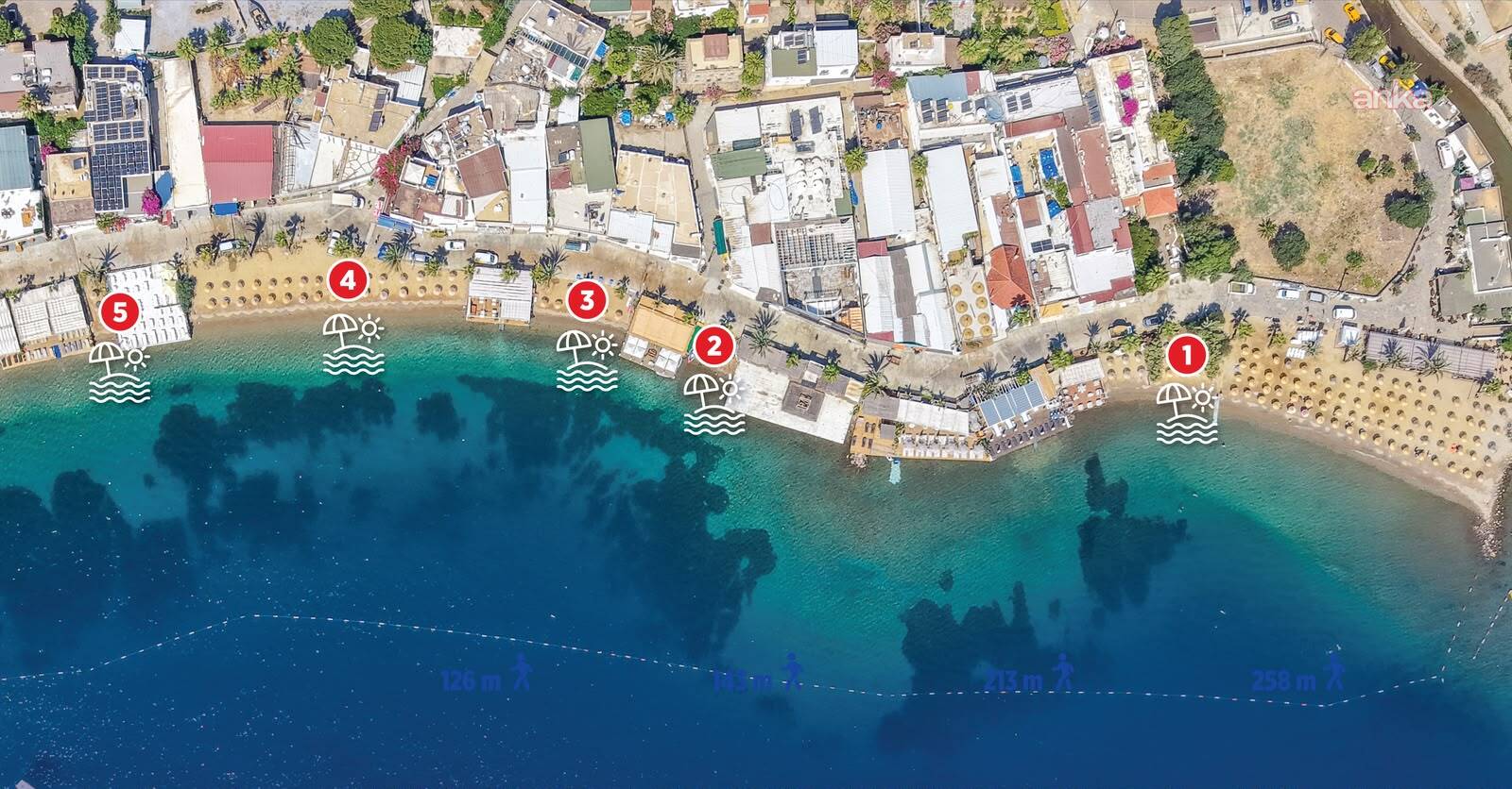 Bodrum Belediyesi'nden Türkbükü'ndeki halk plajlarına ilişkin açıklama