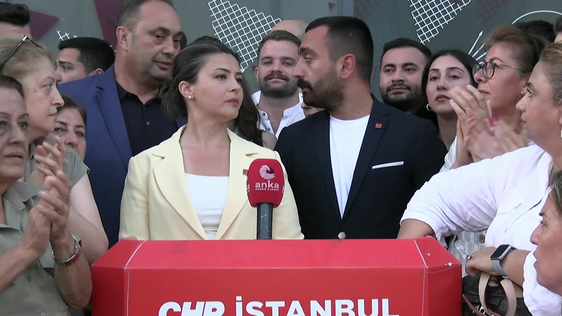 Görevden alınan CHP İstanbul İl Kadın Kolları ve Gençlik Kolları başkanlarından tepki