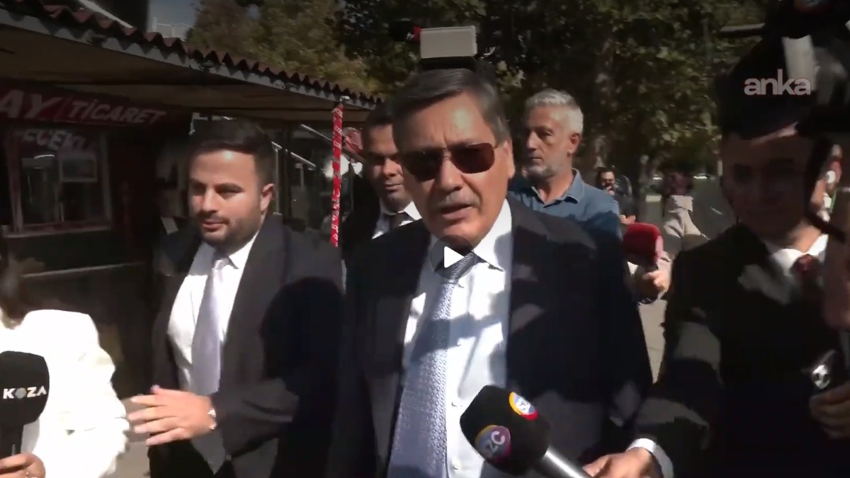 Melih Gökçek şüpheli sıfatıyla ifade vermek üzere Ankara Adliyesi'ne geldi