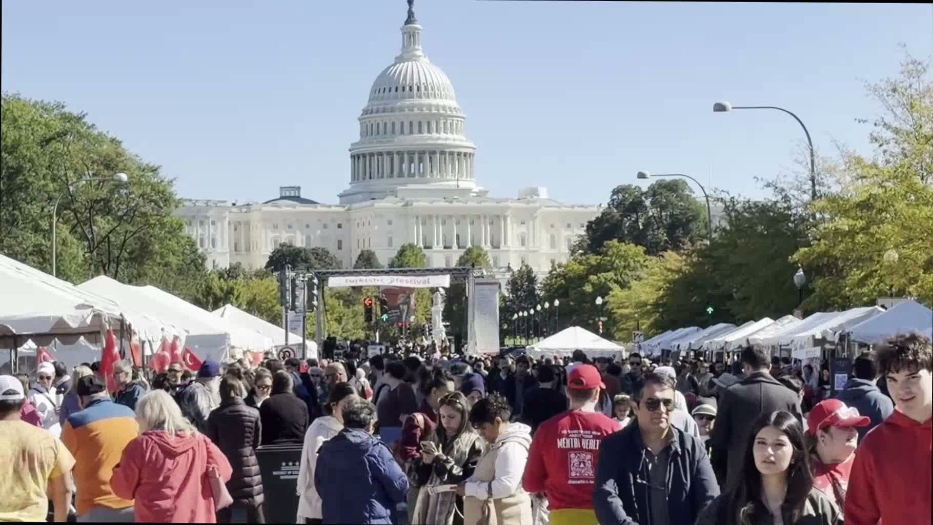 Washington'daki Türk Festivali'ne Azerbaycanlılardan yoğun ilgi