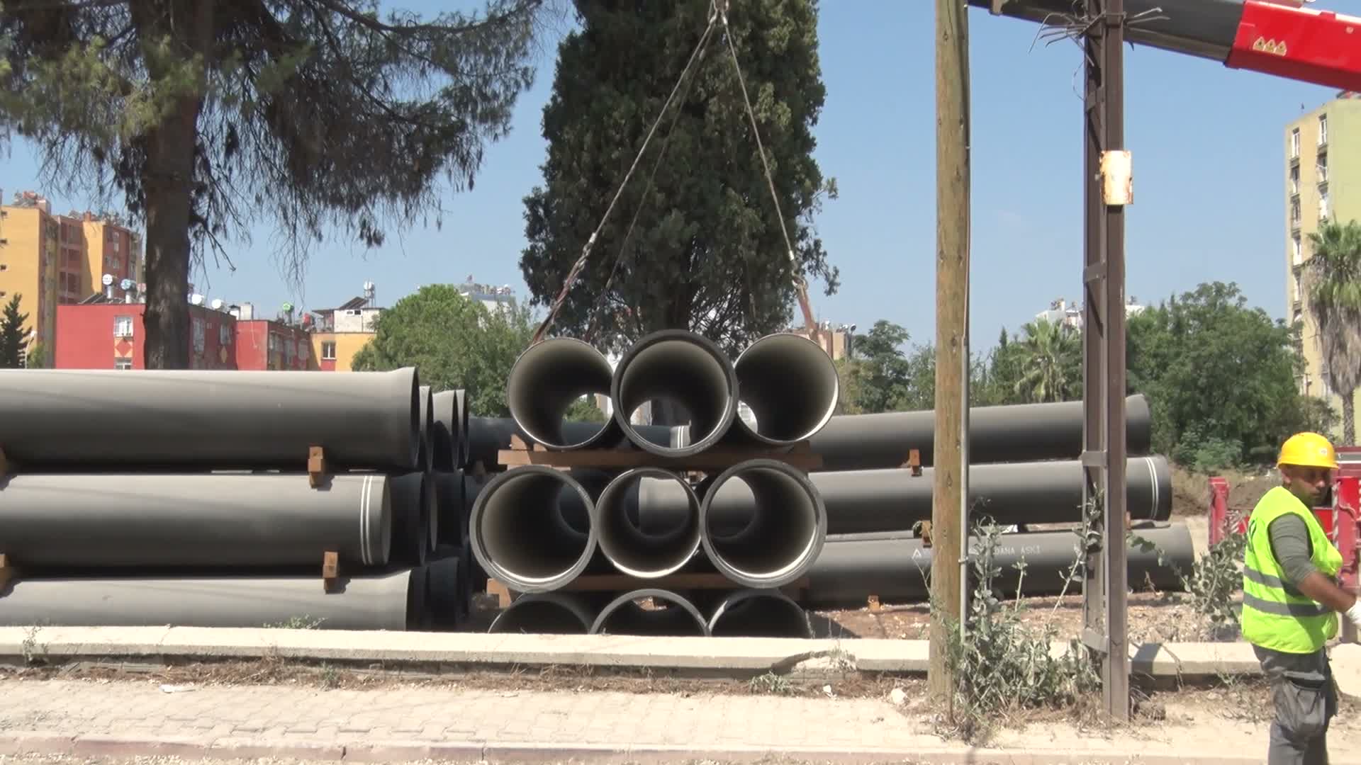 Adana Su ve Kanalizasyon İdaresi'nden Bakımyurdu Caddesi’nde içme suyu altyapısına yatırım