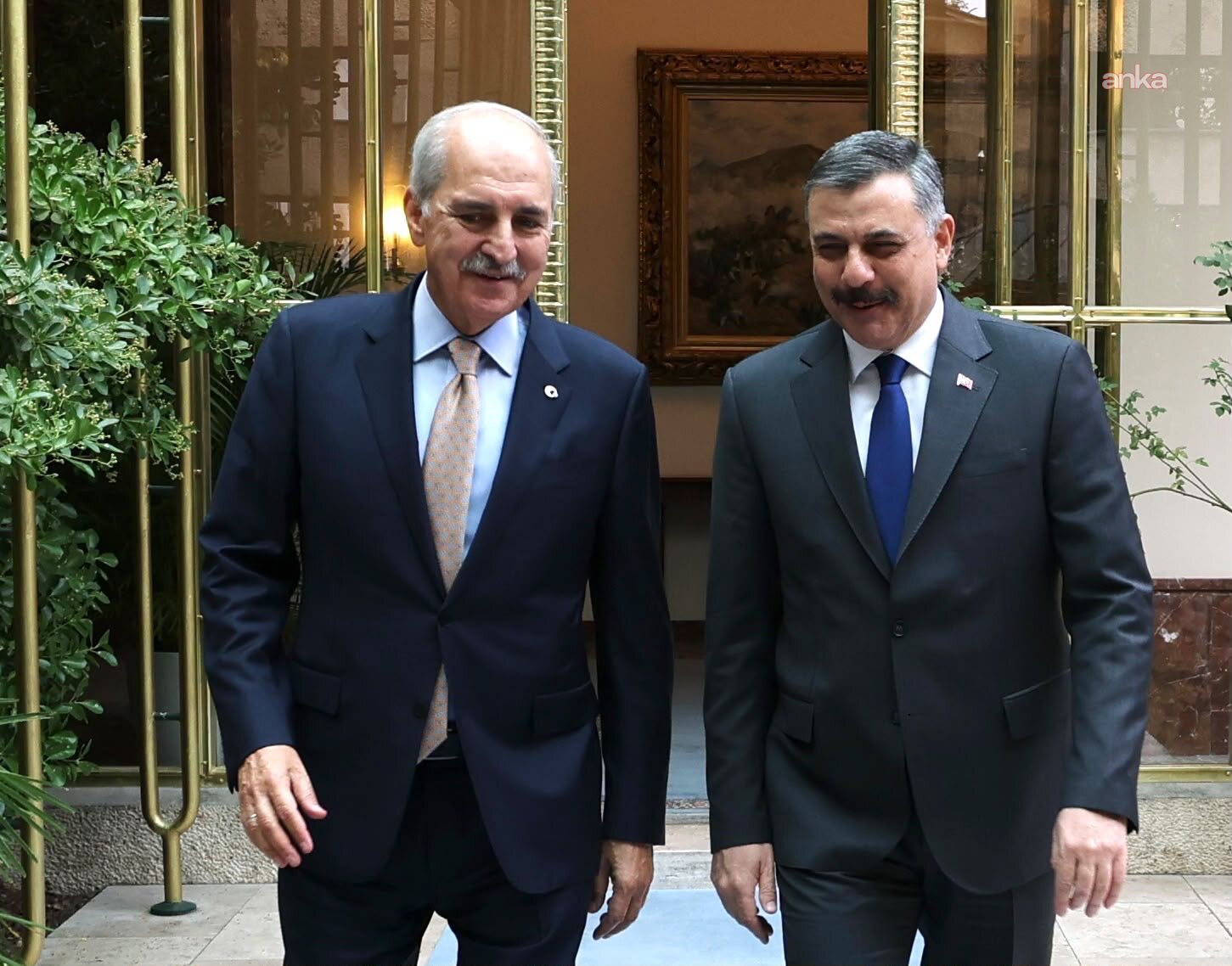 İçişleri Bakanı Çiftçi, TBMM Başkanı Kurtulmuş ve Başkanvekili Adan’ı ziyaret etti