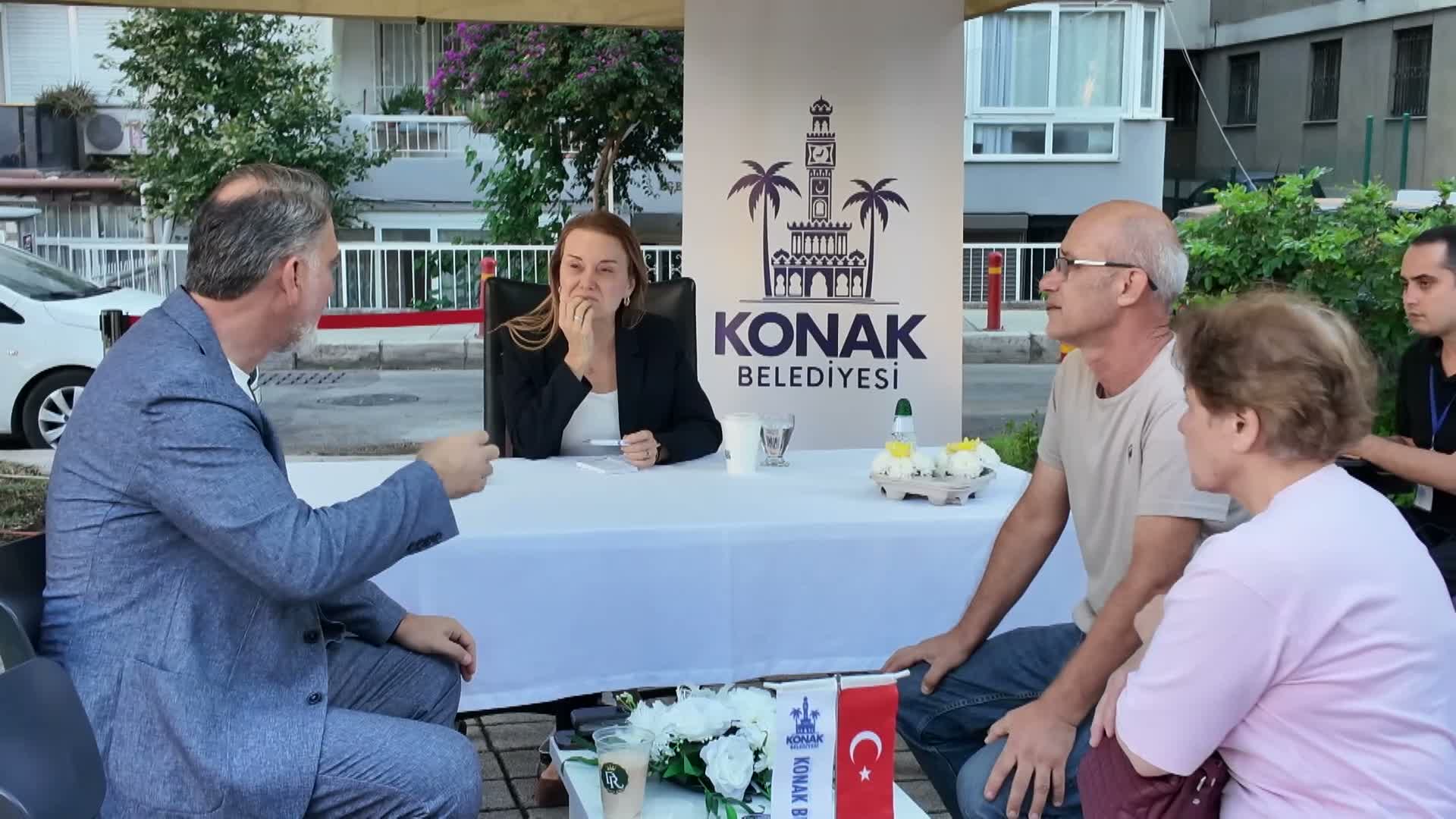 Konak’ta söz komşuların: Başkan Mutlu, Mehmet Ali Akman’da talepleri dinledi